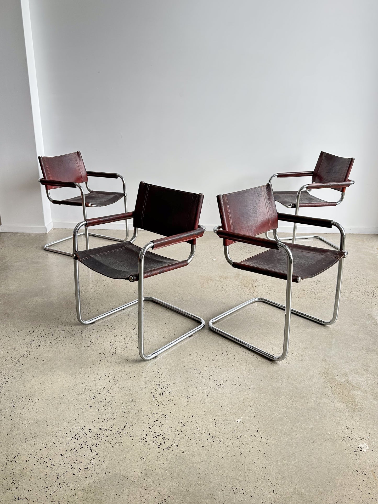 1970s S34 Chairs by Marcel Breuer, Set of Six