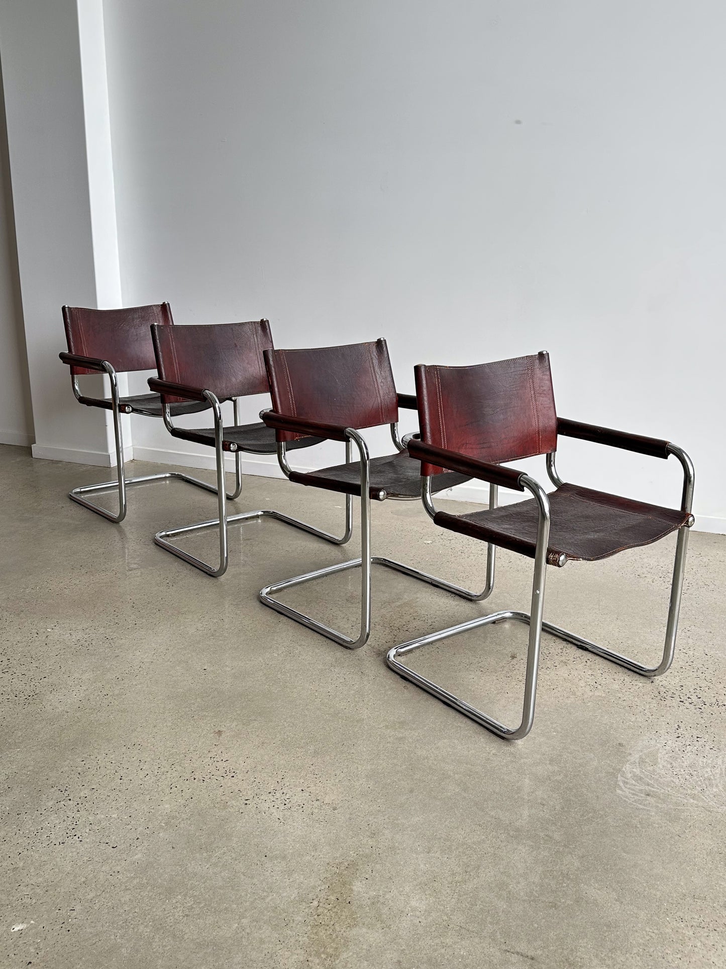 1970s S34 Chairs by Marcel Breuer, Set of Six