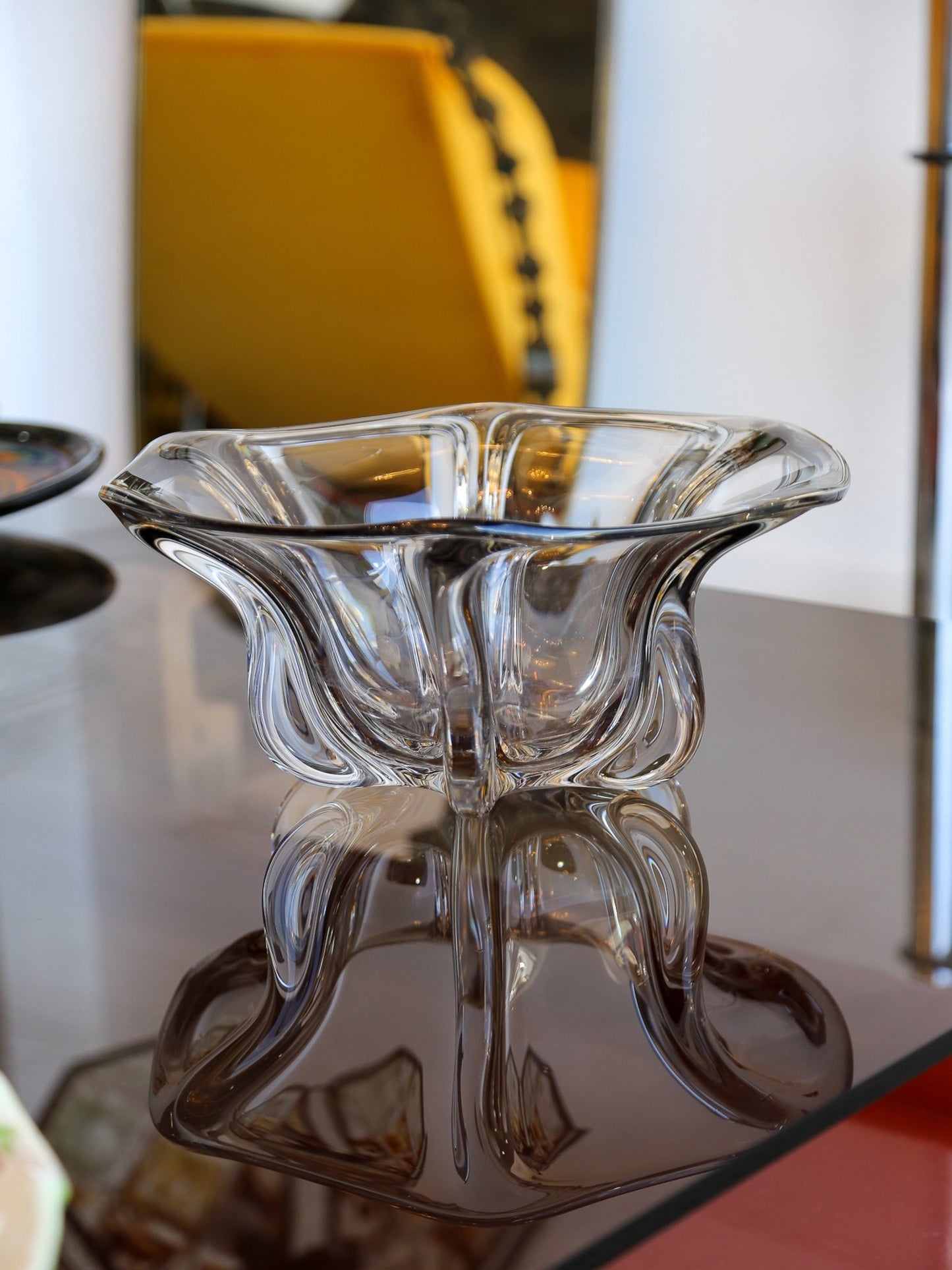 Italian vintage Murano glass centrepiece bowl, 1970s - Lumini Collections
