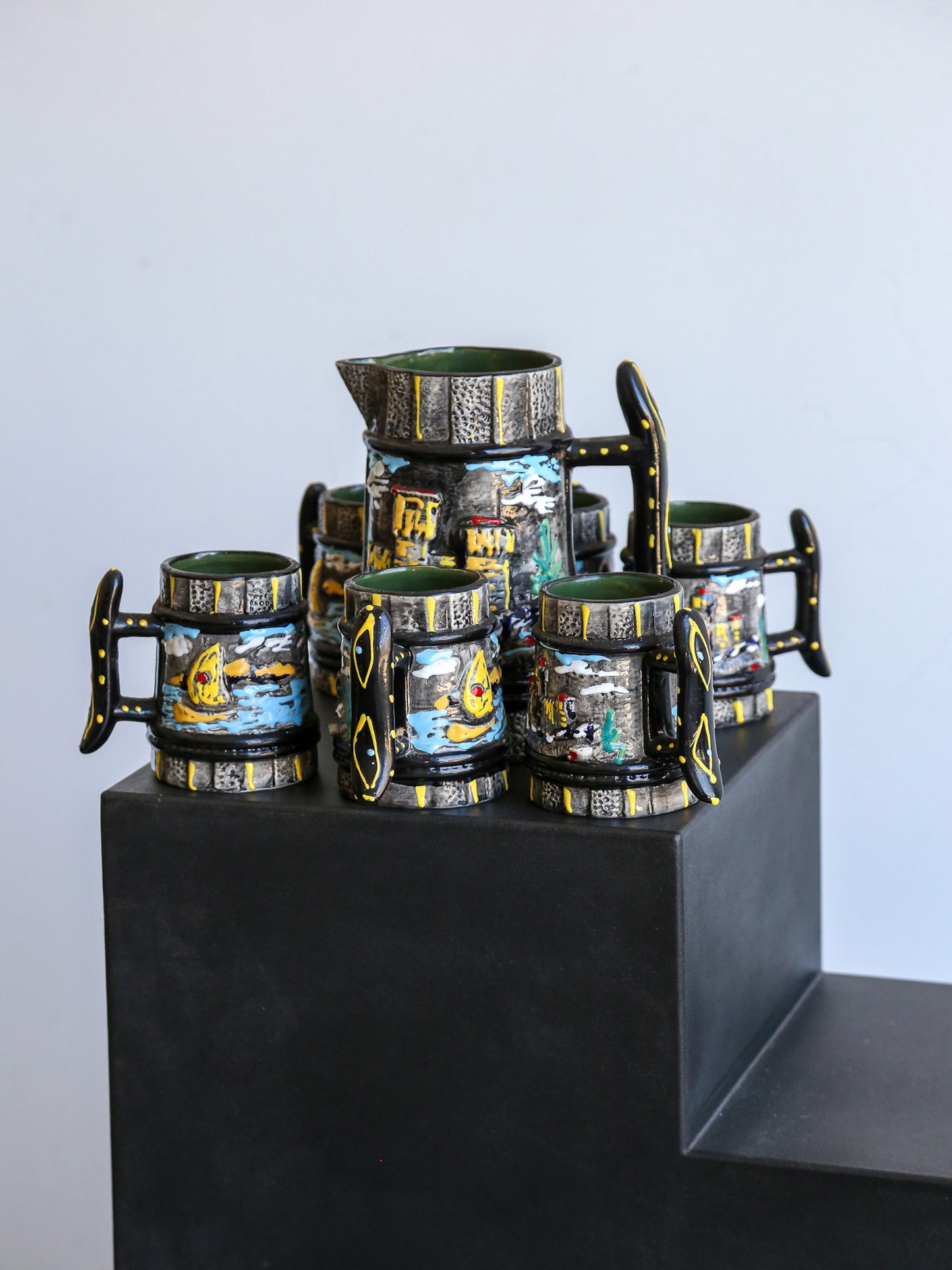 Repubblica Di San Marino Water Jug Set of Seven