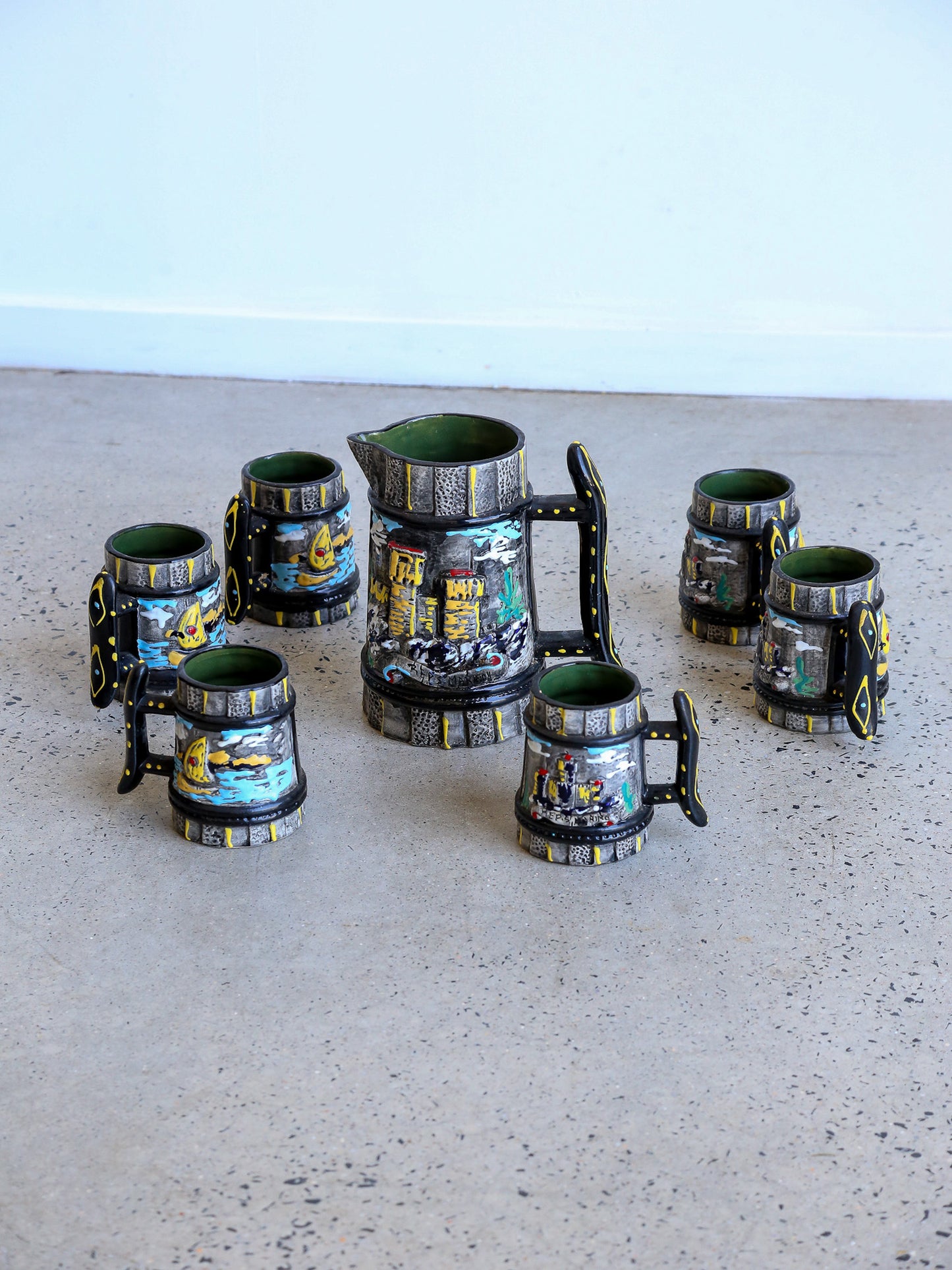 Repubblica Di San Marino Water Jug Set of Seven