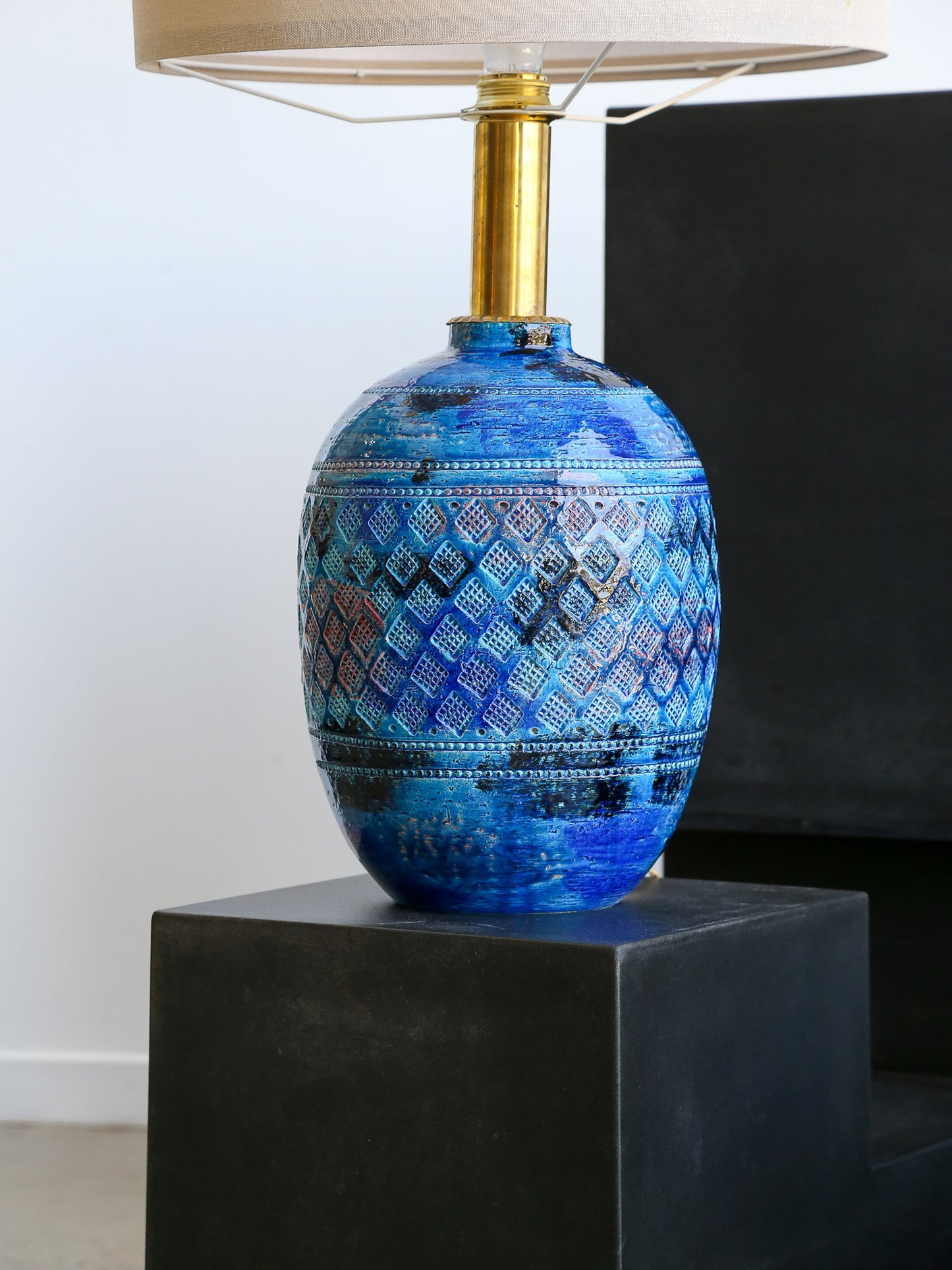 Bitossi Blue Rimini Table Lamp
