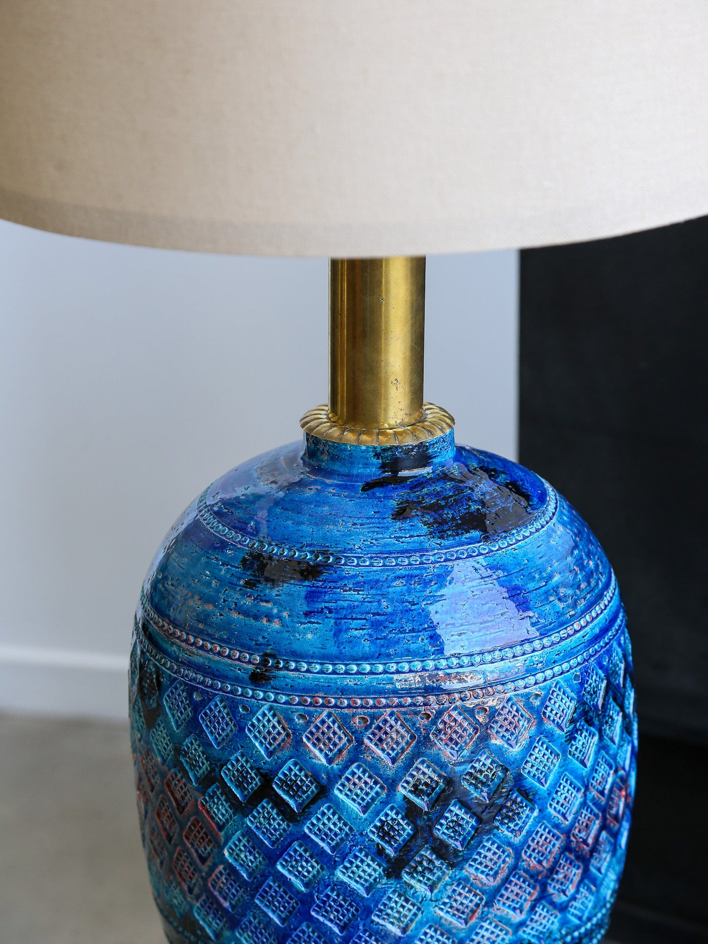 Bitossi Blue Rimini Table Lamp