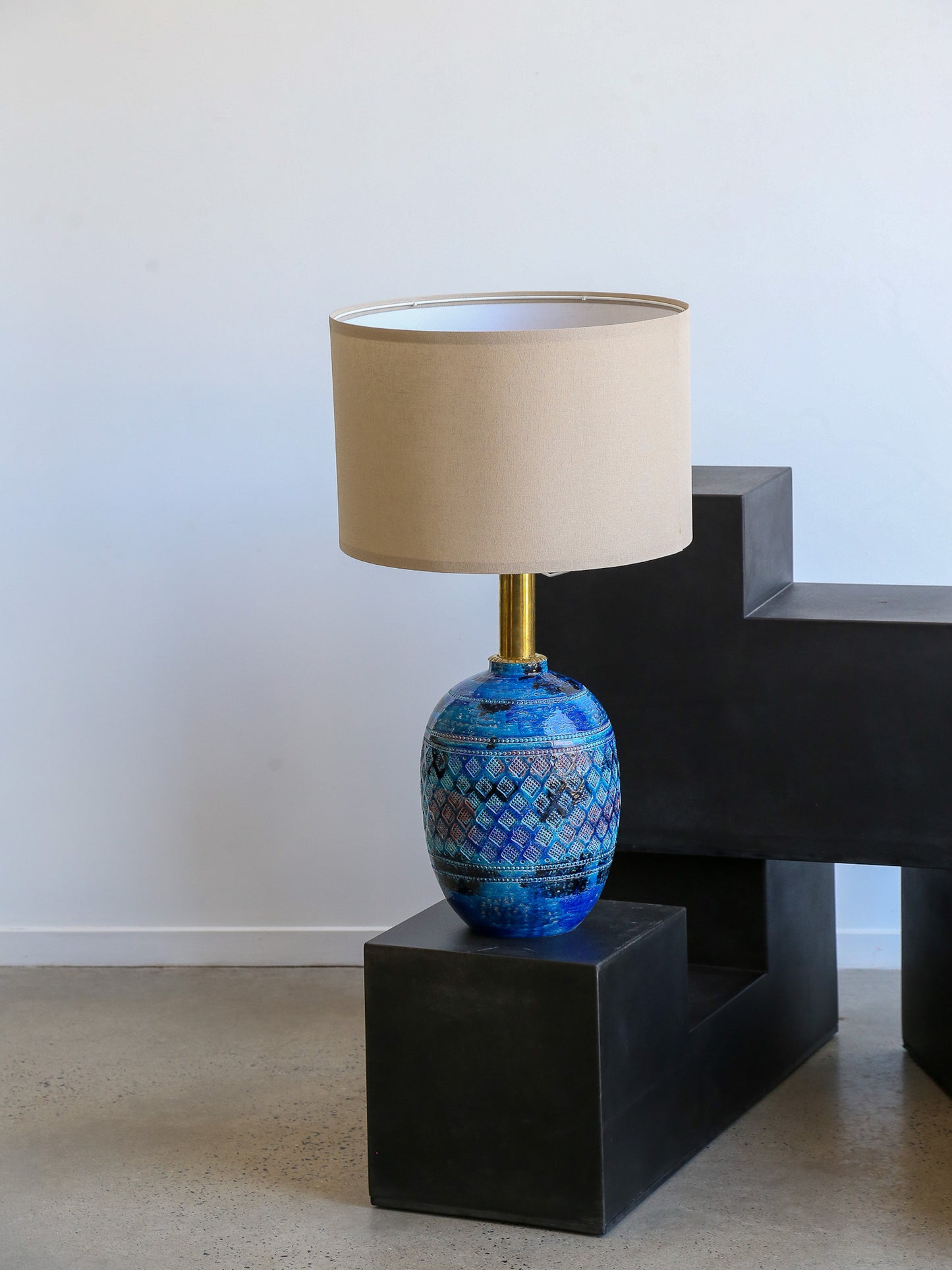 Bitossi Blue Rimini Table Lamp