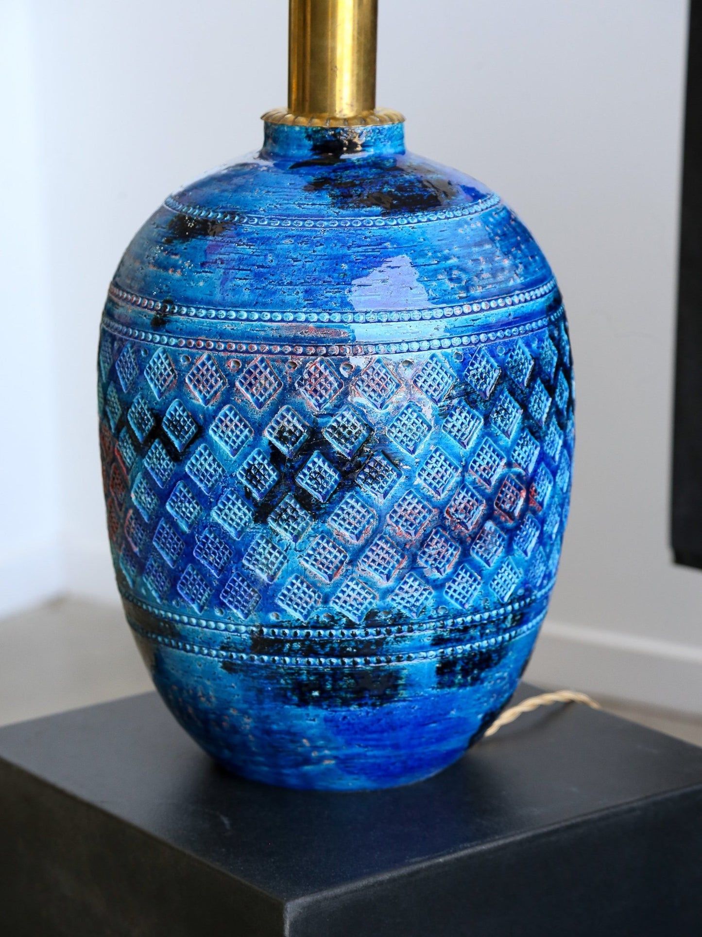 Bitossi Blue Rimini Table Lamp - Lumini Collections