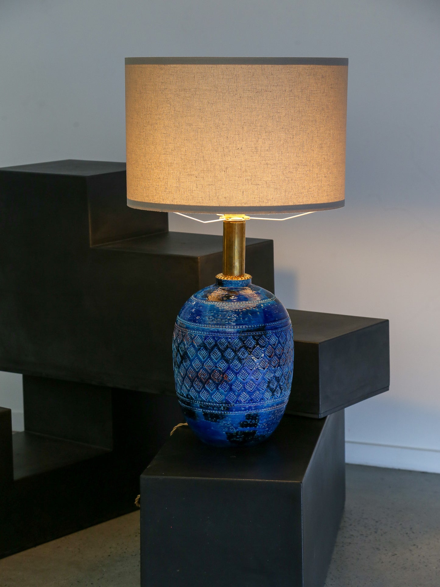 Bitossi Blue Rimini Table Lamp