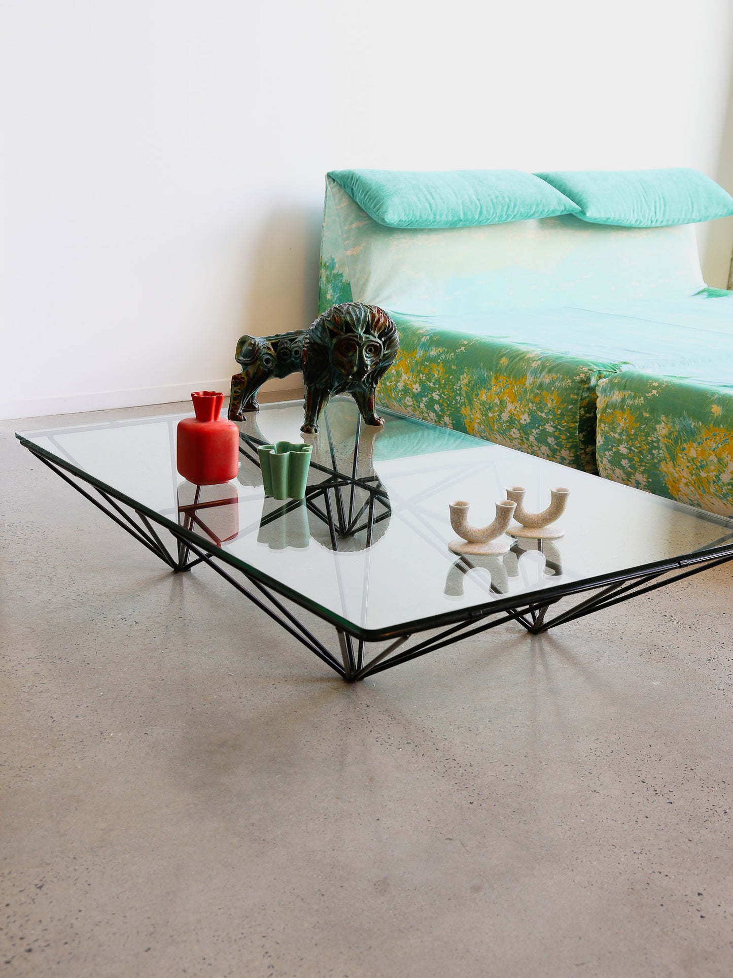 Alanda Glass Coffee Table by Paolo Piva for B&B Italia
