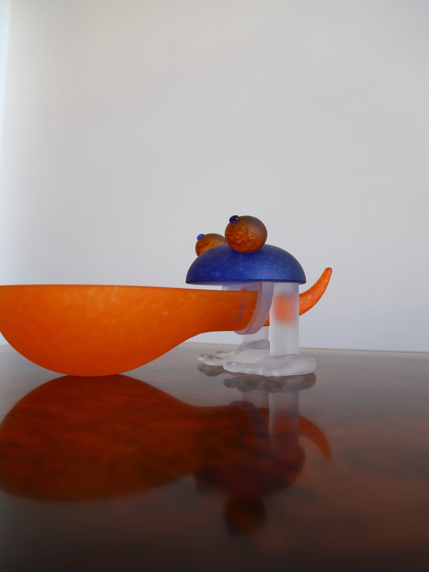 Murano Art Glass Frog Bowl Sculpture, Italy 1980s - Lumini Collections