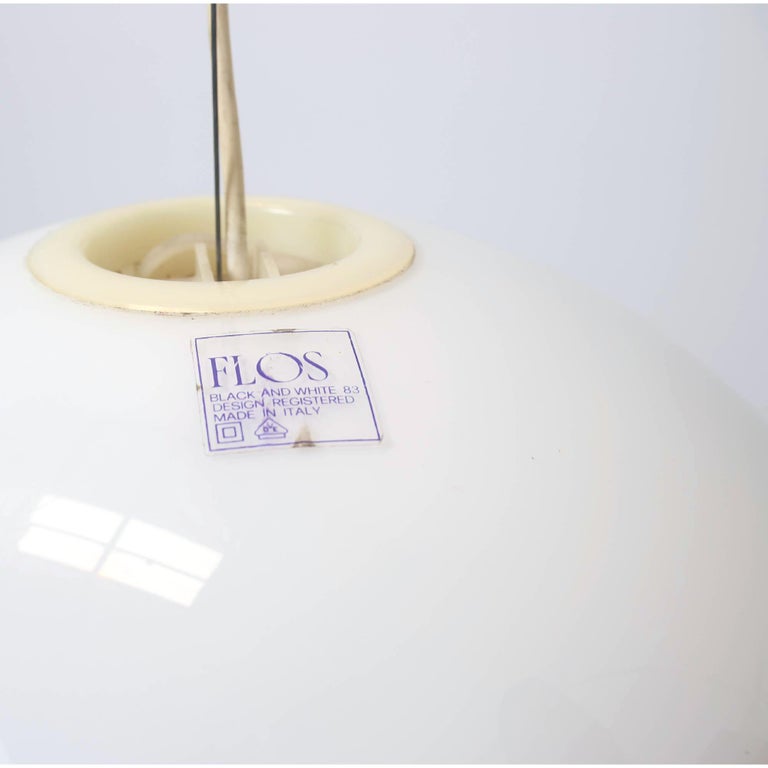 Achille & Pier Giacomo Castiglioni Opaline Glass Pendant Lamp for Flos - Lumini Collections