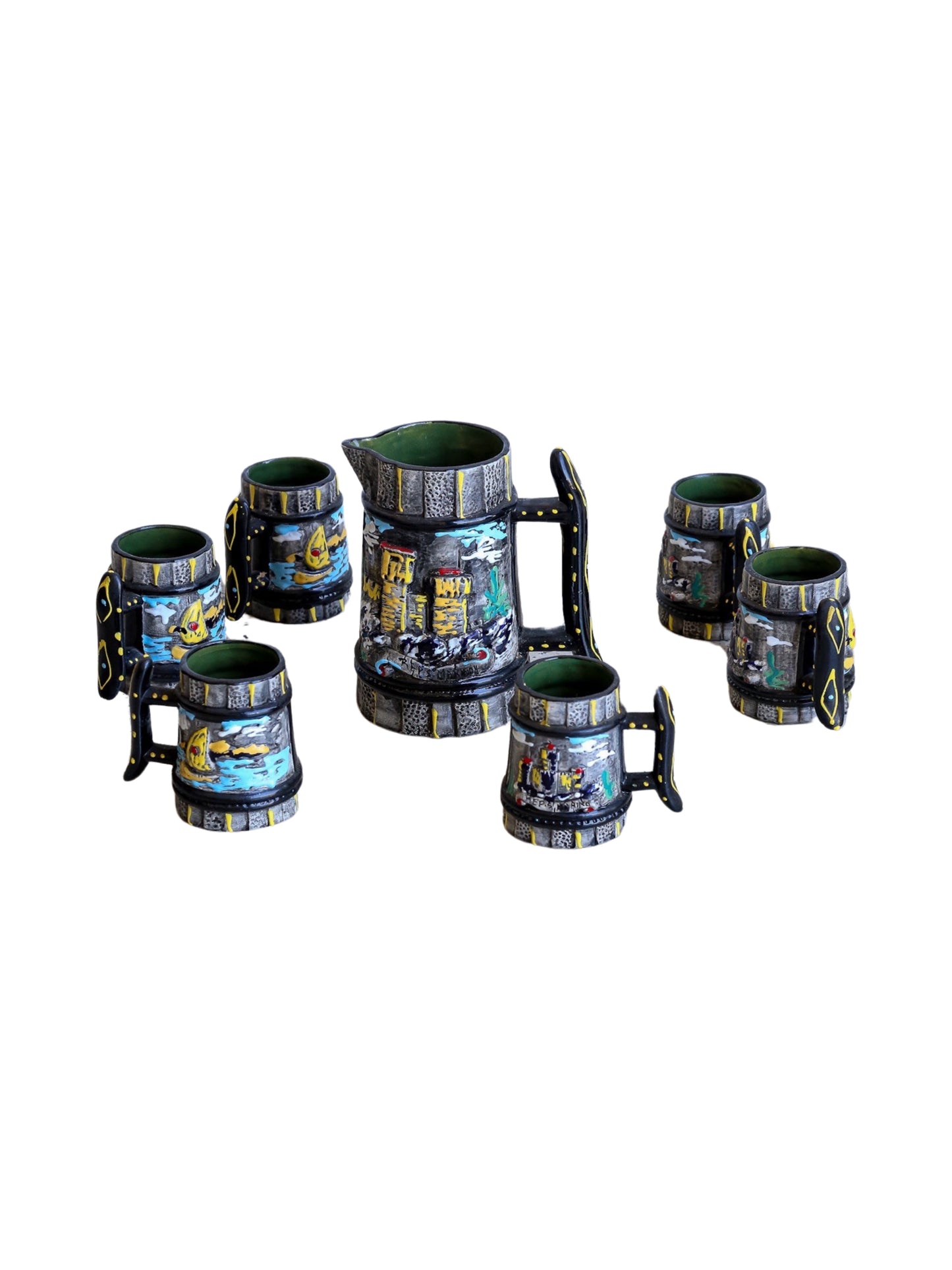 Repubblica Di San Marino Water Jug Set of Seven
