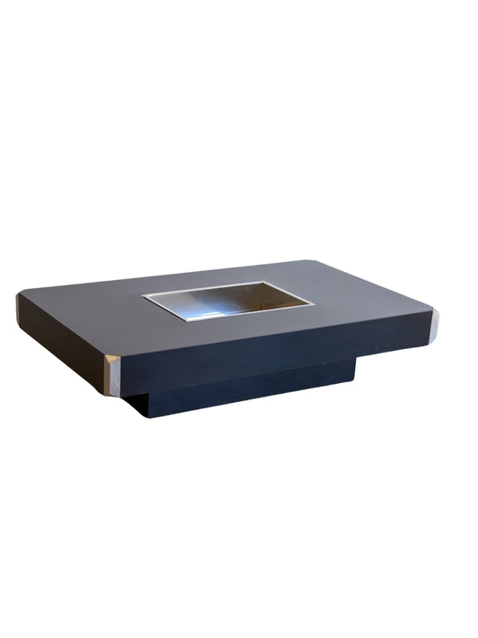 "Alveo" by Willy Rizzo for Mario Sabot Coffee Table 1970s