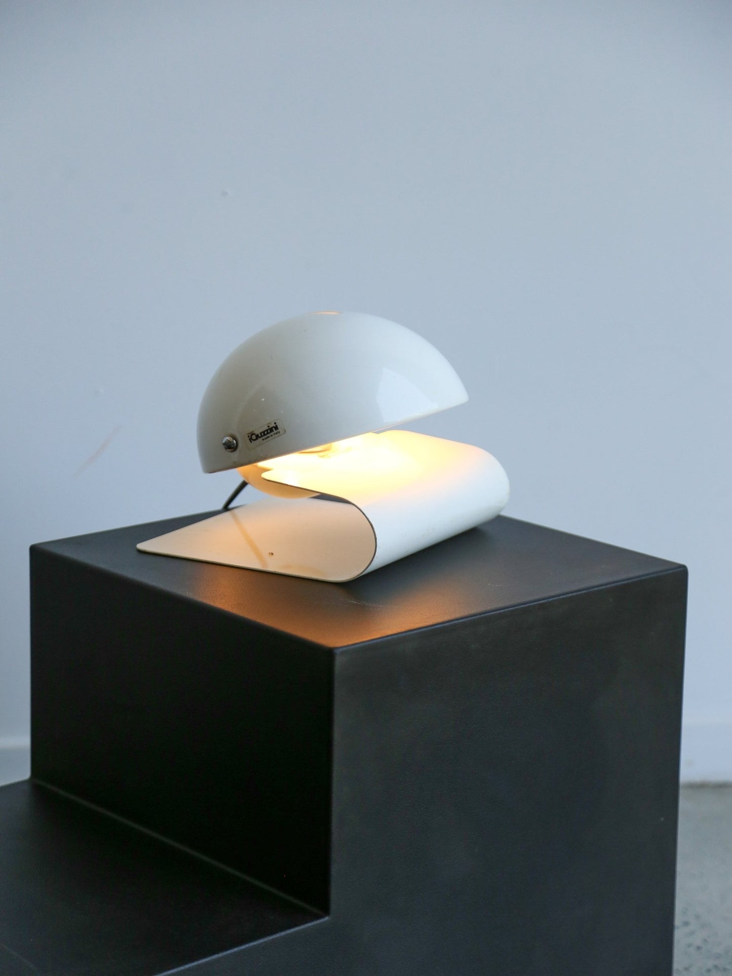 Harvey Guzzini Metal Table Lamp by Giuseppe Cormio, 1970s - Lumini Collections
