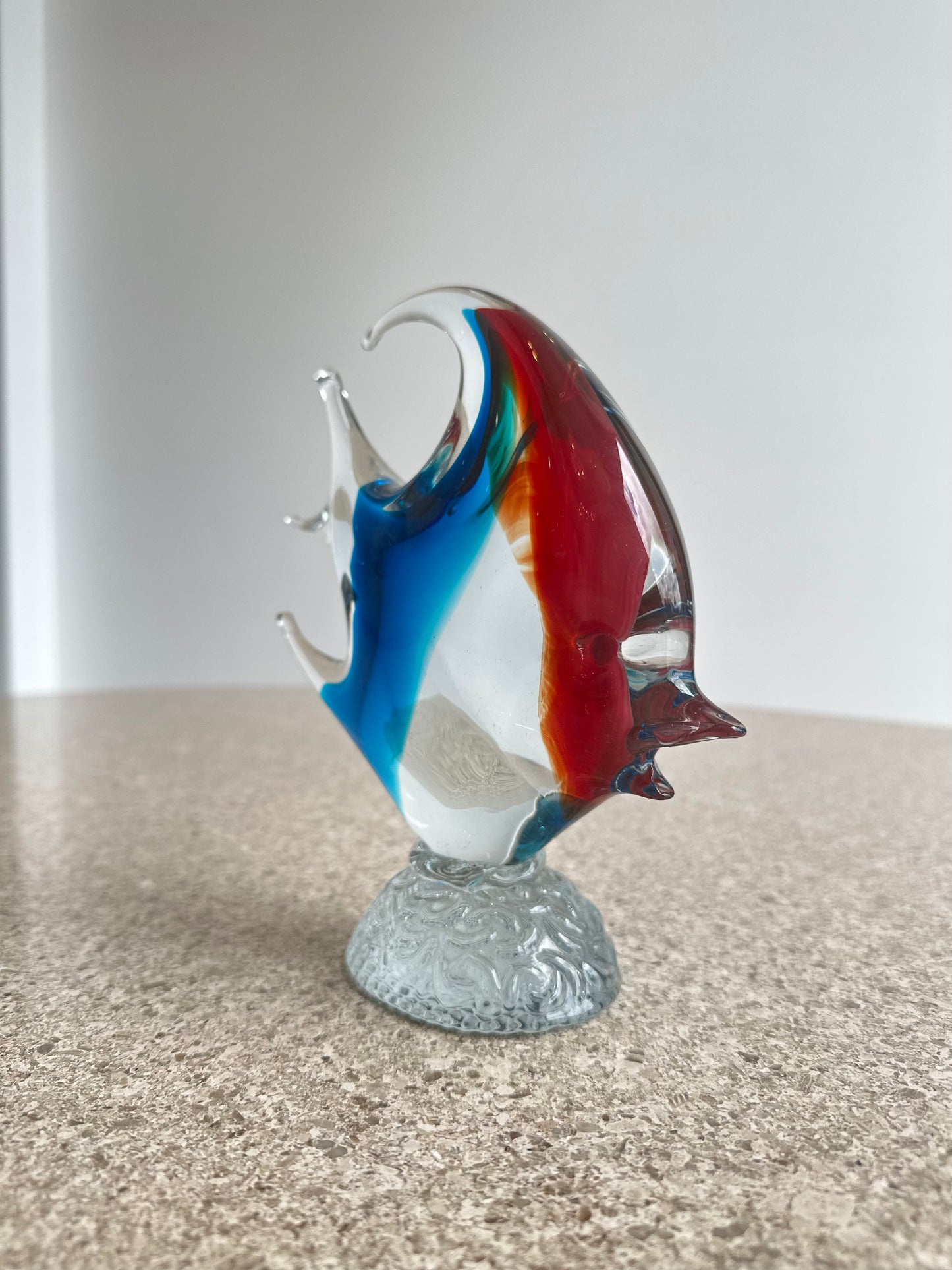 Murano Multicolour Glass Fish Table Sculpture, 1960s