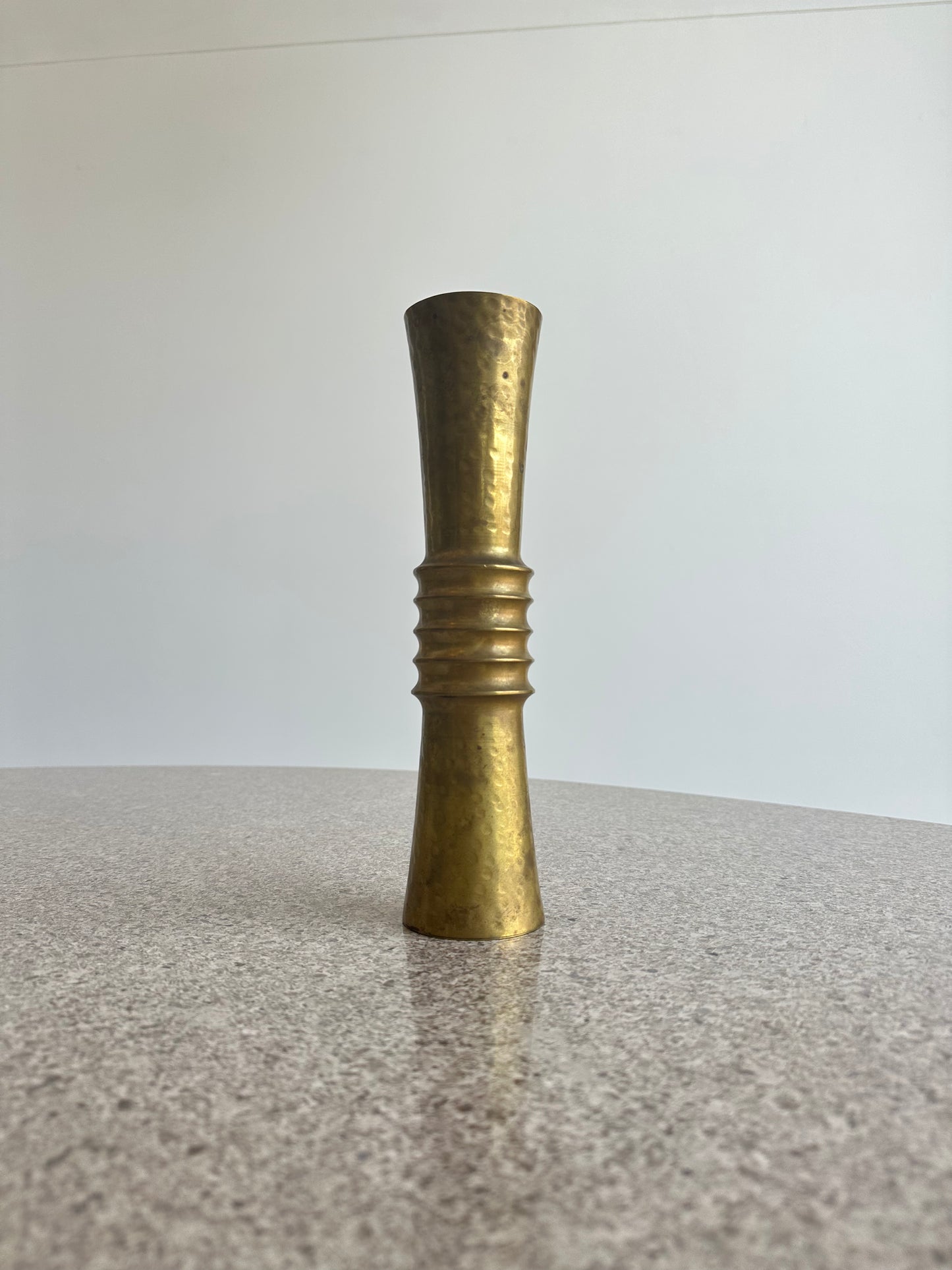 Cognolato Italian Brass Vase, 1950s