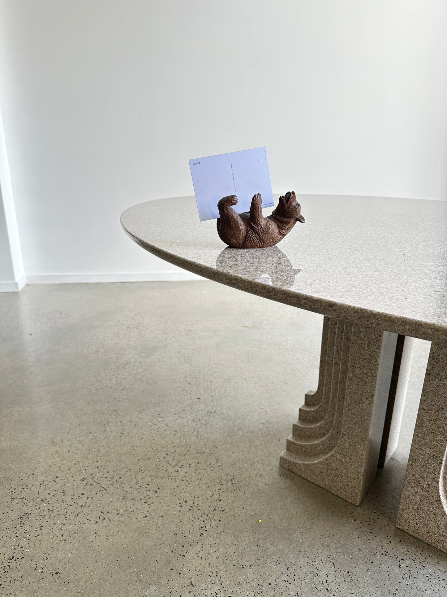 Bern Hand Curved Wood Animal Table Sculpture, 1960