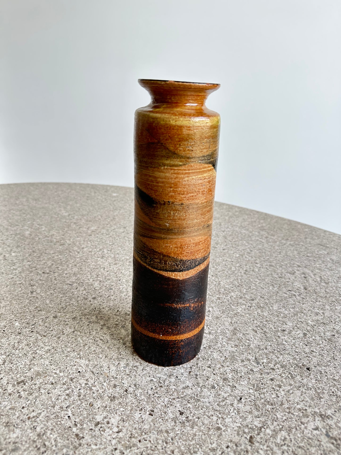 Mid-Century Handcrafted Ceramic Vase by Fontana Siena, 1960s