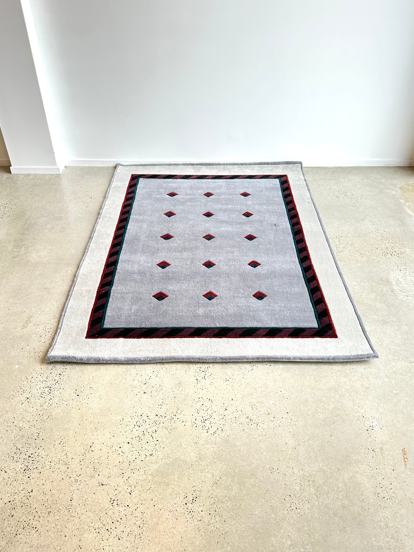 "Jive" by Catharina Dramborg for Kinnasand Post Modern Wool Carpet, 1990s