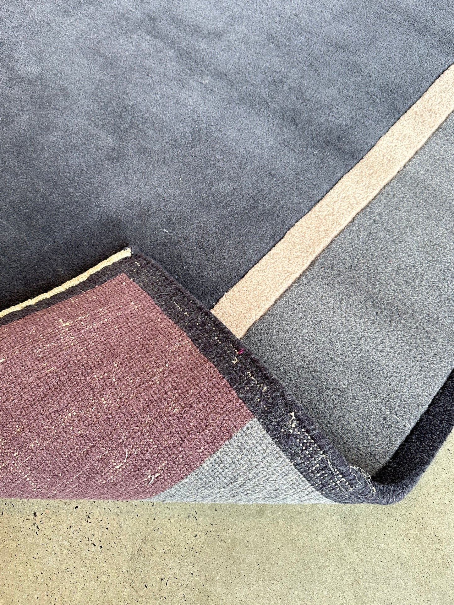 Ingrid Dessau for Kinnasand Post Modern Pure Wool Rug, 1990