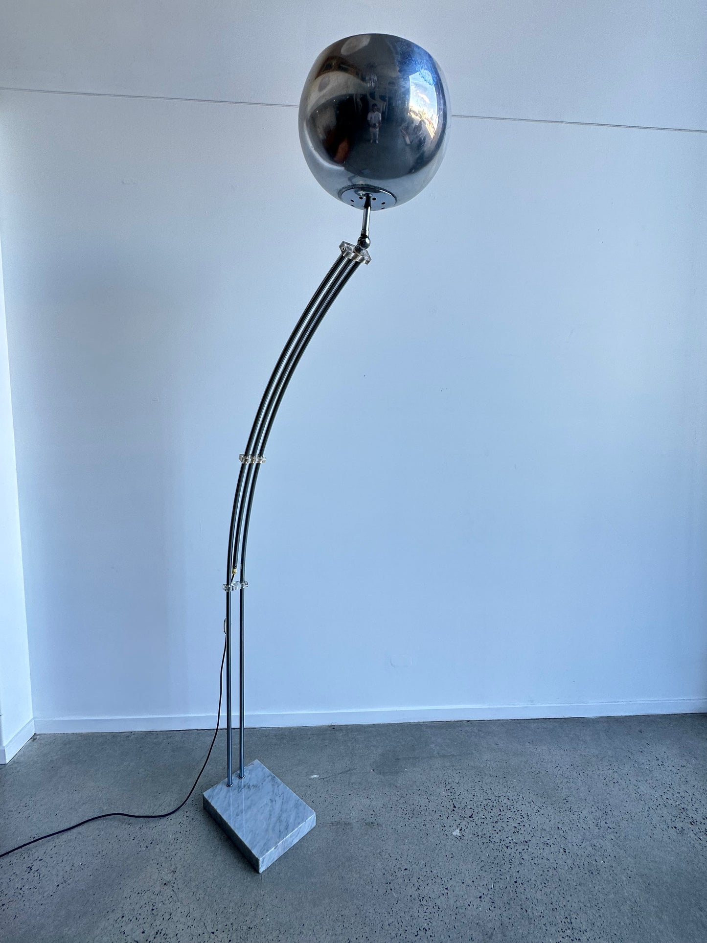 Italian Arc Floor Lamp by Goffredo Reggiani, 1970s