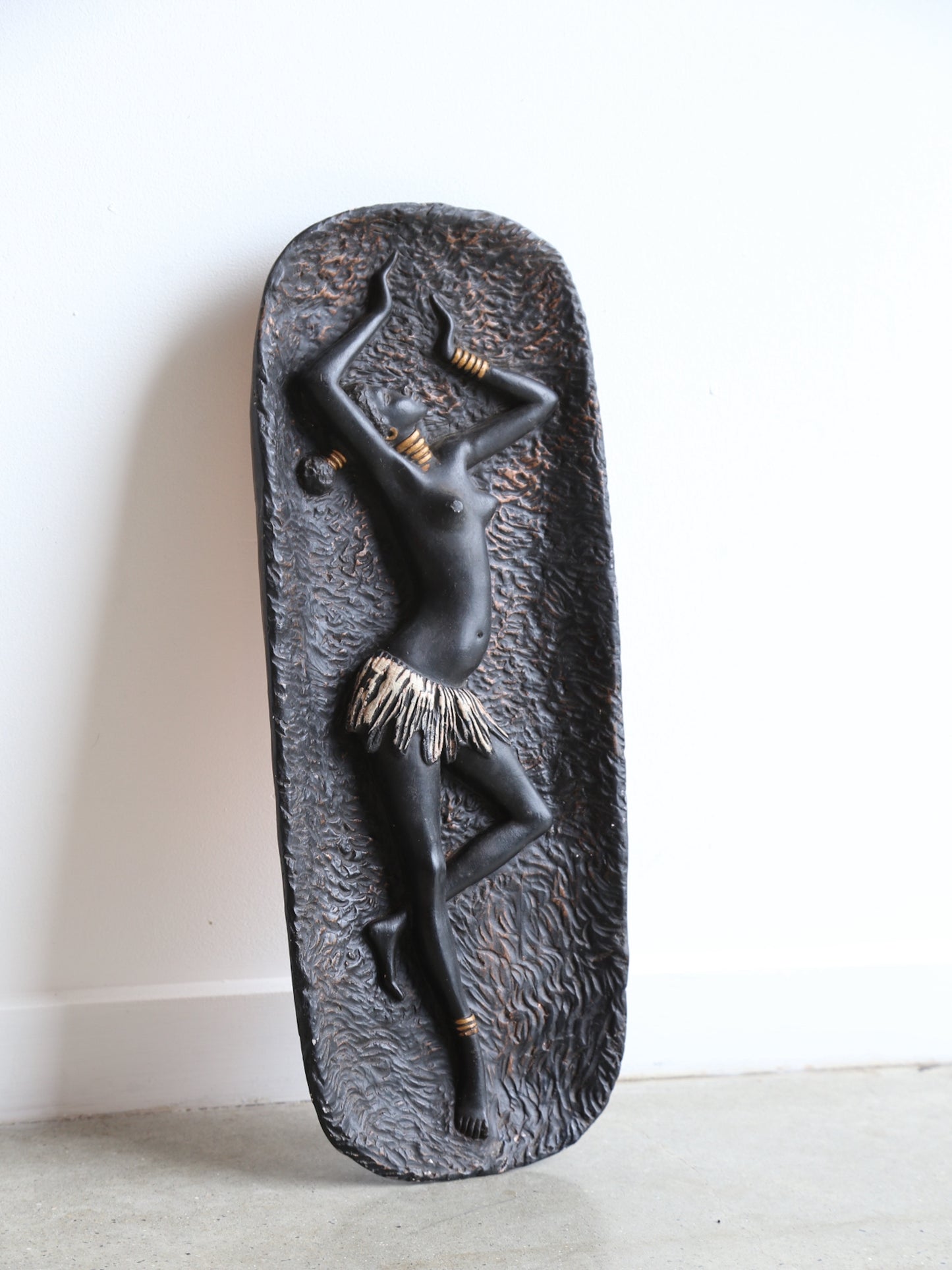 Italian Plaster African Dancer 1950s