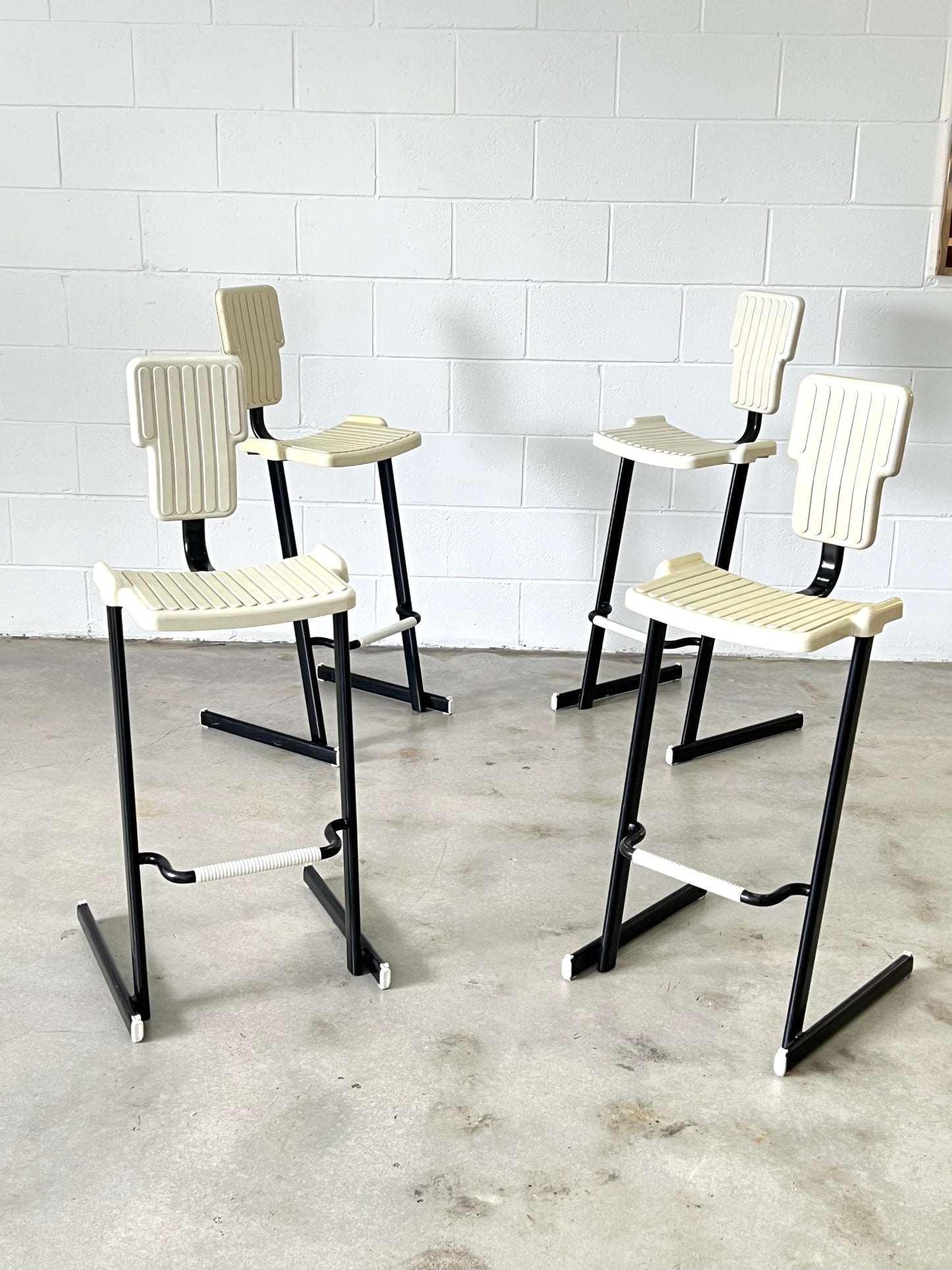 Andries and Hiroko Van Onck for Magis Modernist Condor Stools, 1980s