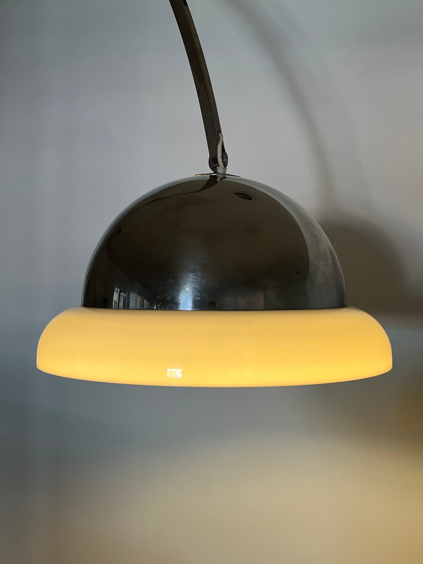 Chorme Arch Wall Lamp by Goffredo Reggiani, 1970s