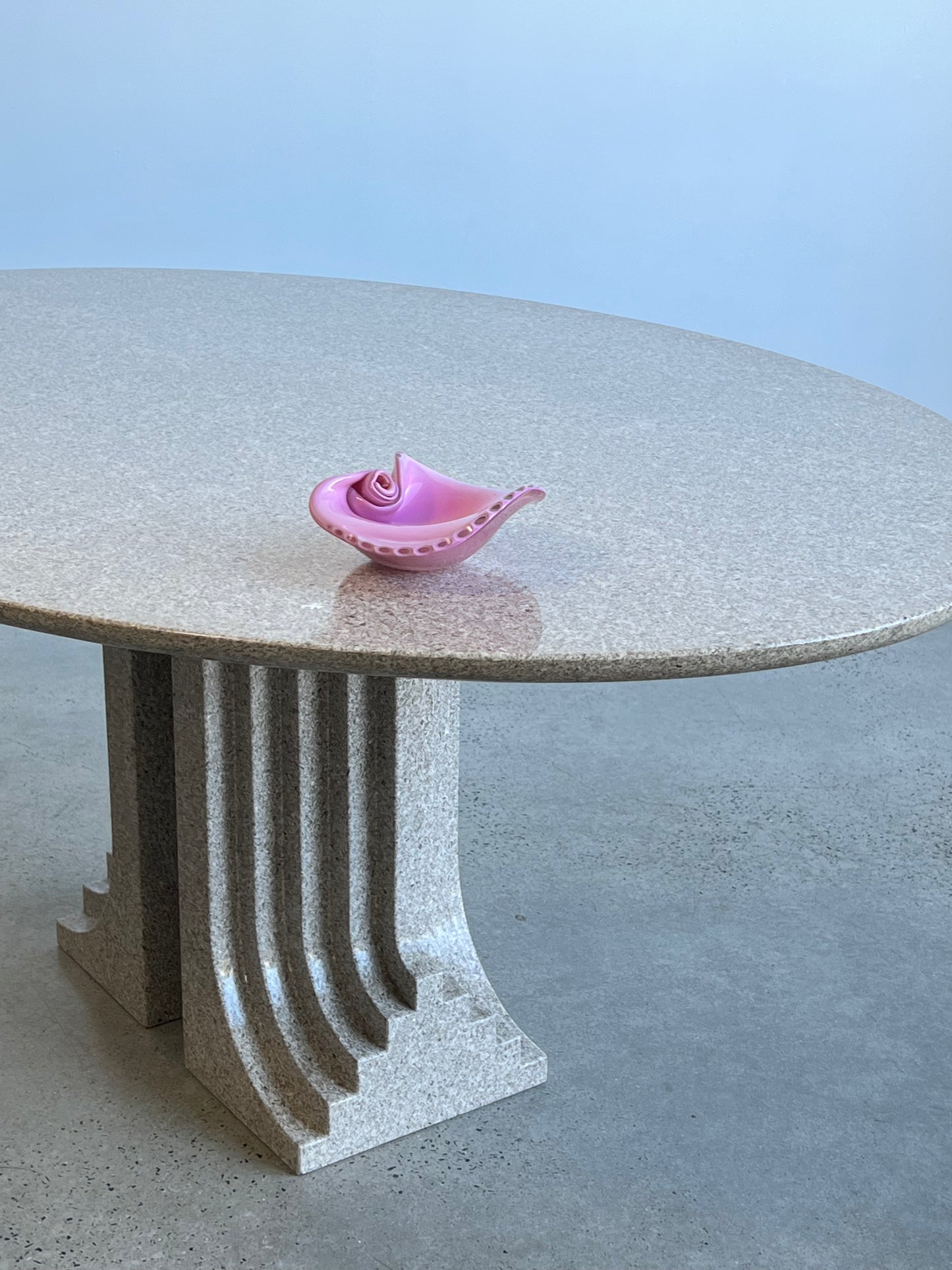 Murano Sommerso Pink Ashtray, 1960s