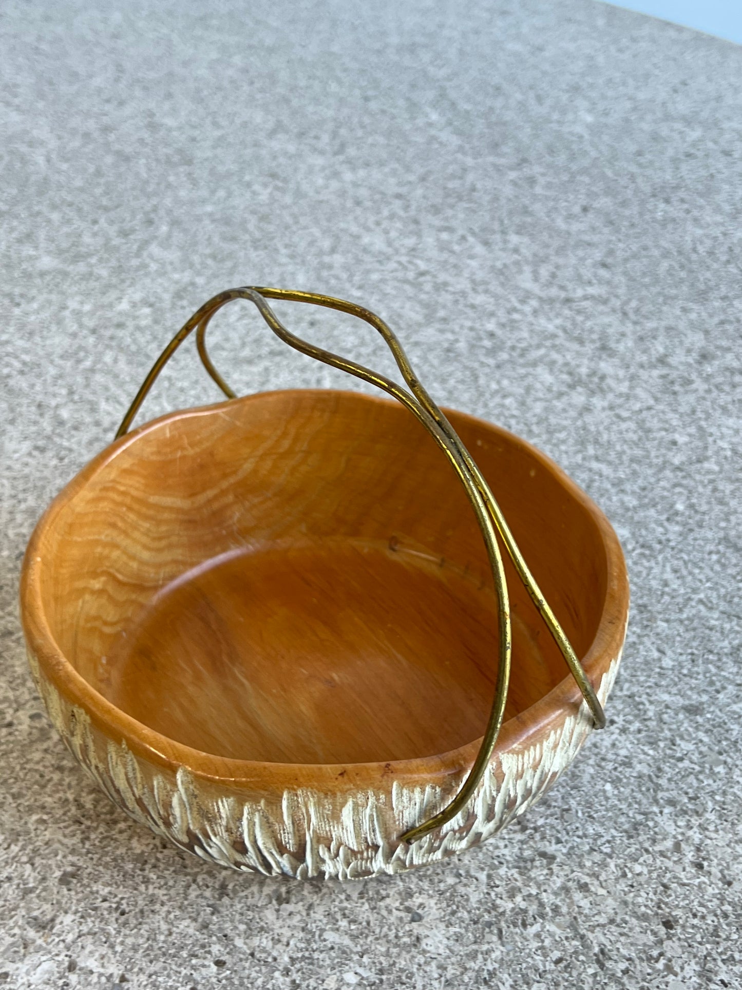 Aldo Tura for Macabo Cusano Hand Curved Bowl, 1960s