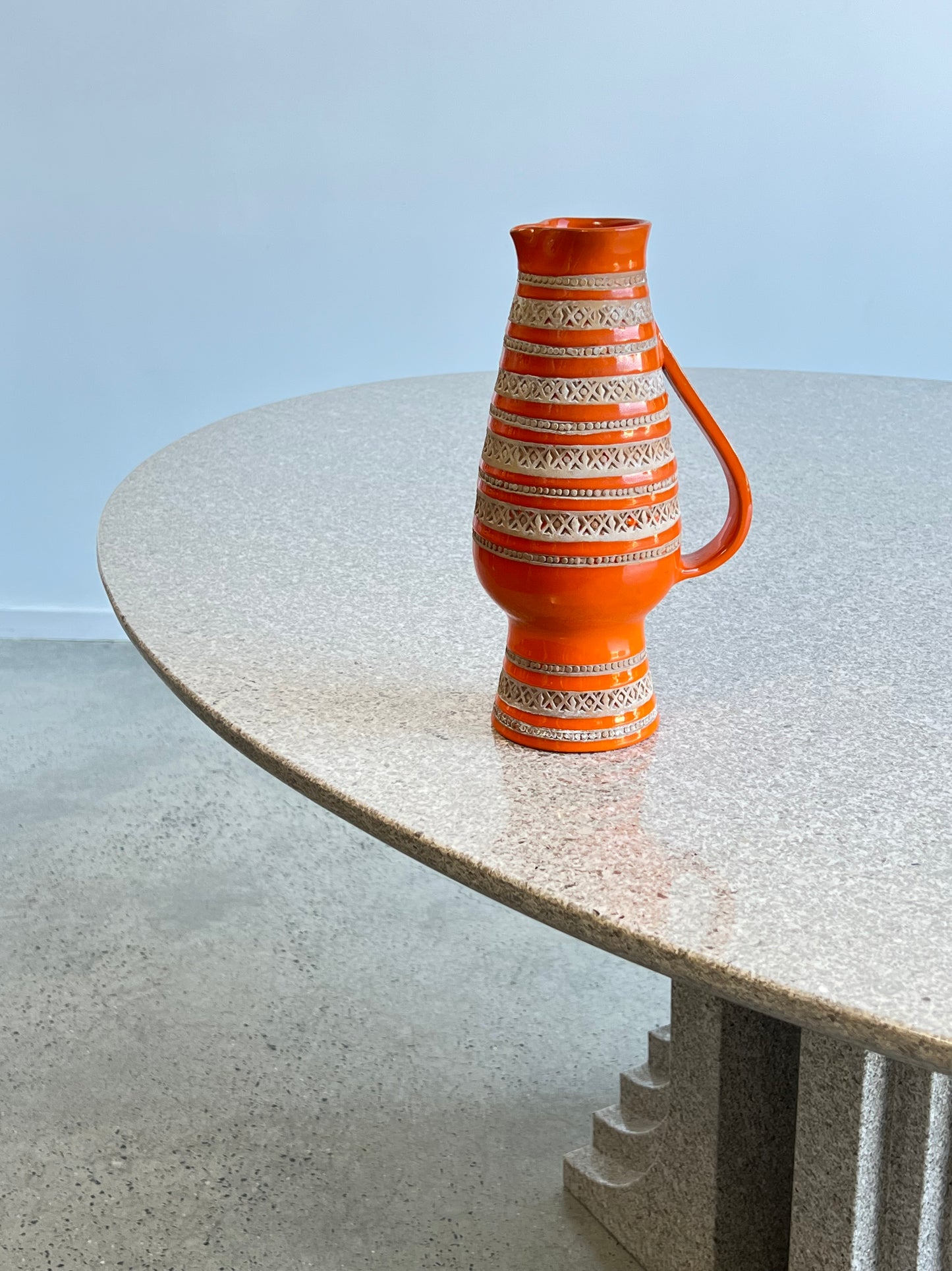 Bitossi Orange Water Jug, 1960s