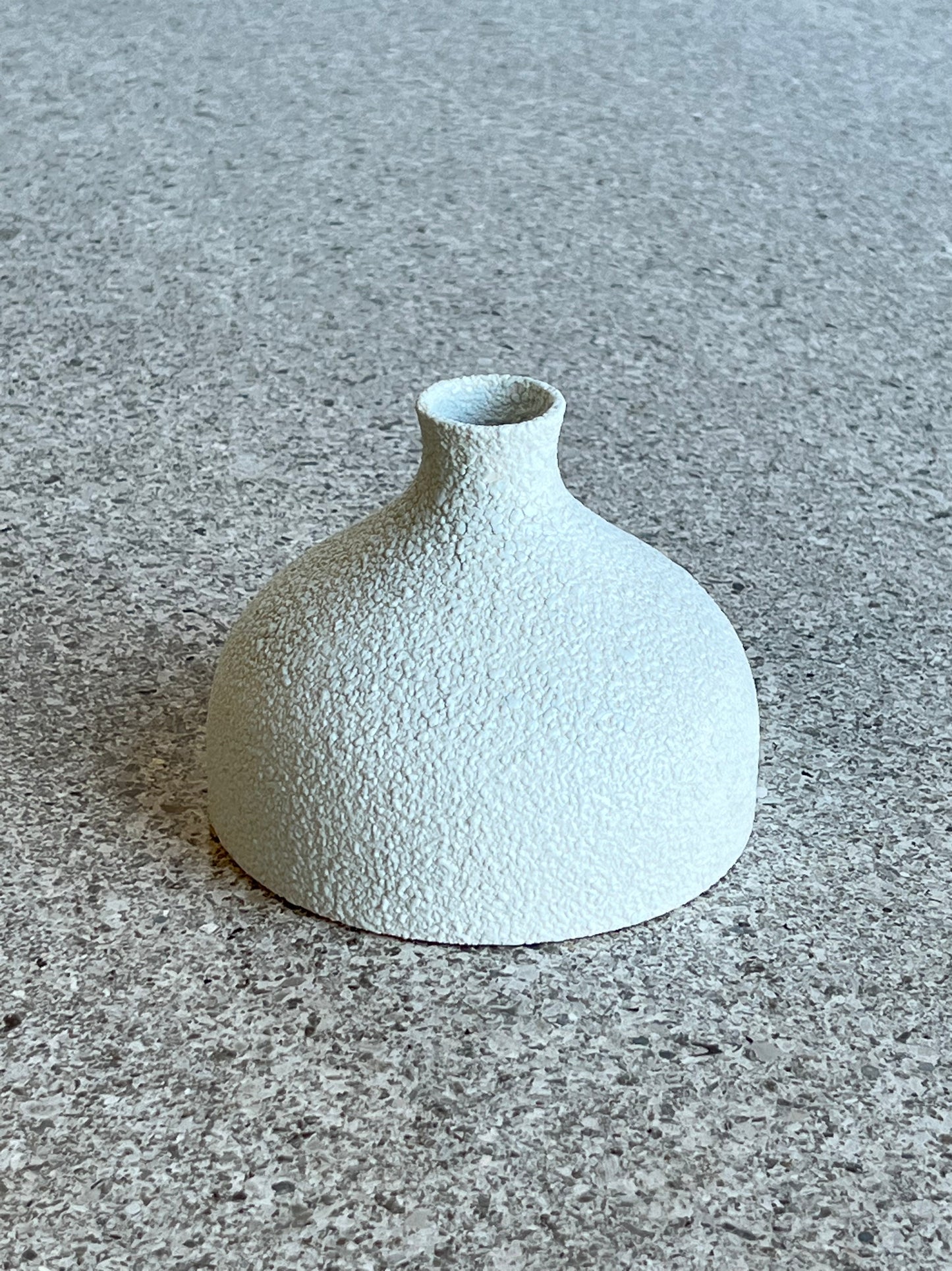 Sgrafo Modern Germany White Vase, 1960s
