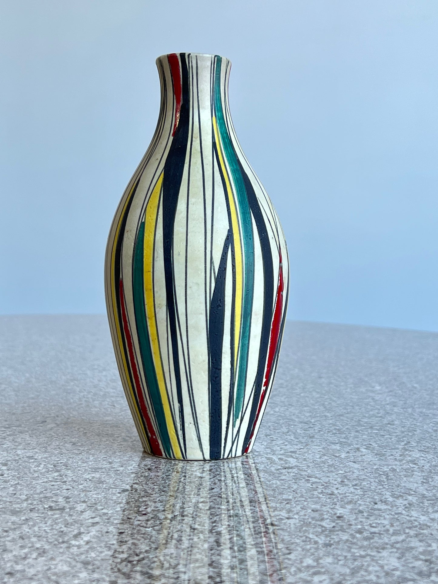 E.D Caita Italian Ceramic Vase, 1950s