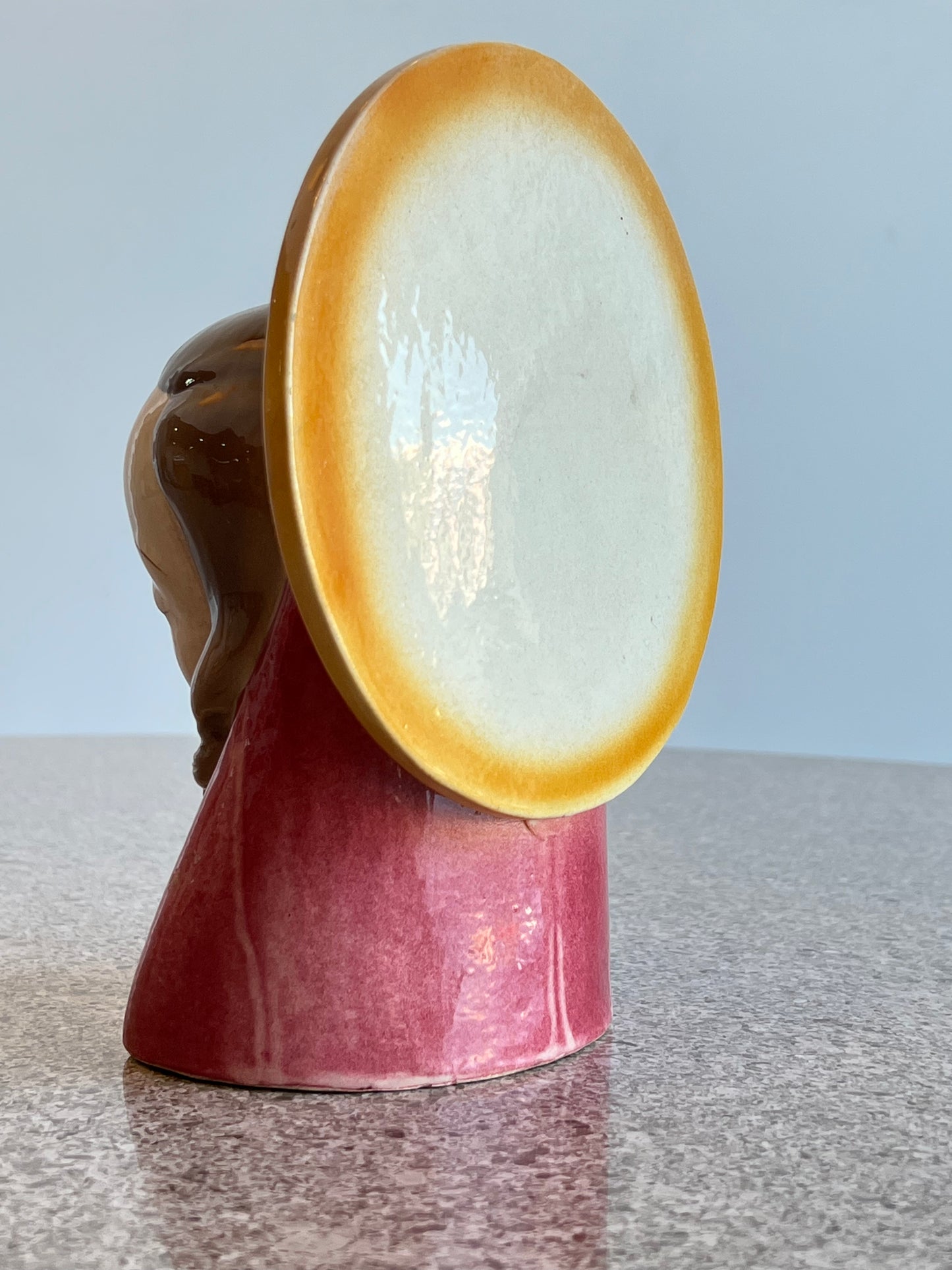 Etruria Colle Val d'Elsa Italian Virgin Mary Ceramic, 1950s