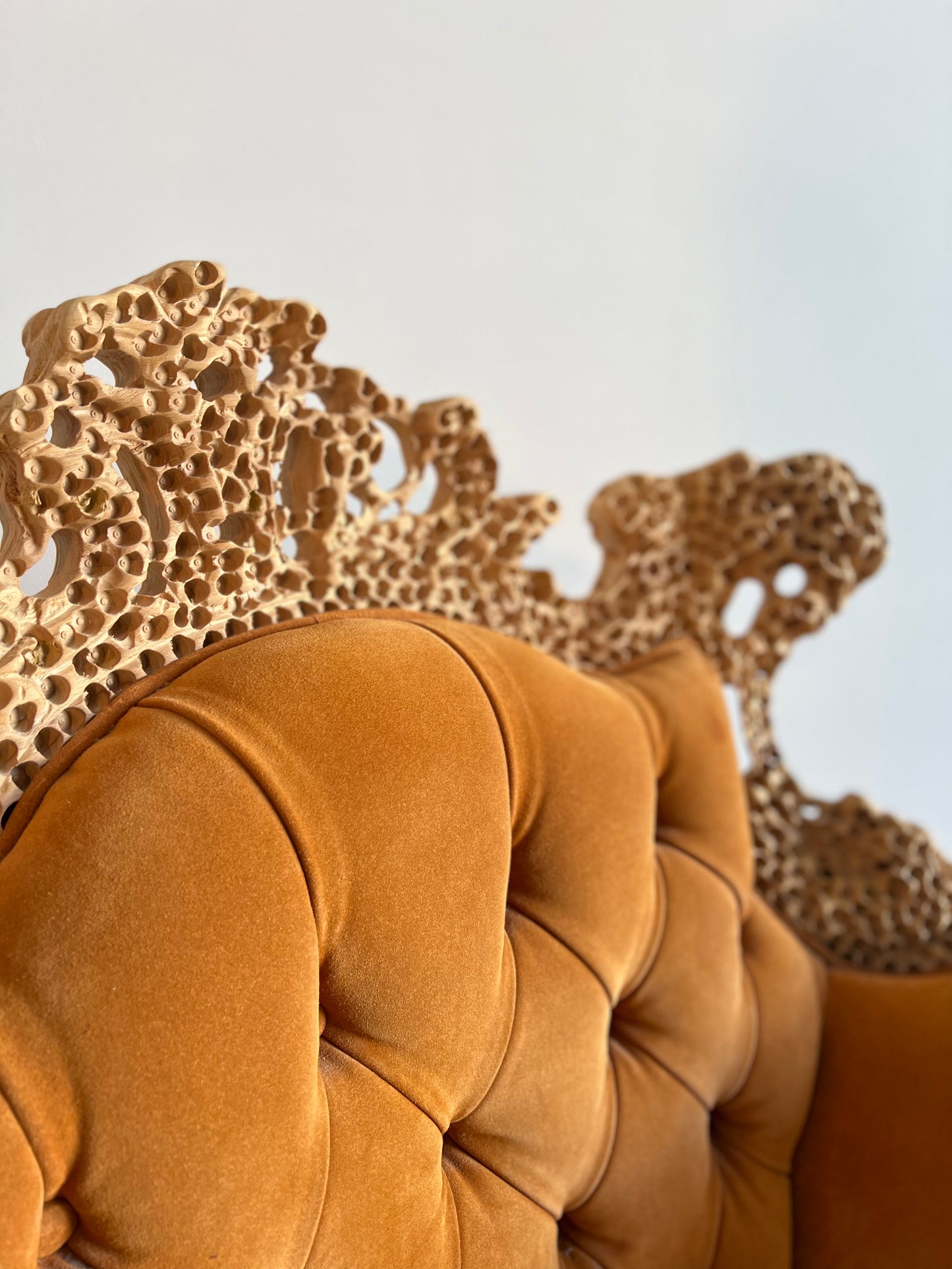 Italian Postmodern Armchair and Ottoman by Urano Palma for Mirabili