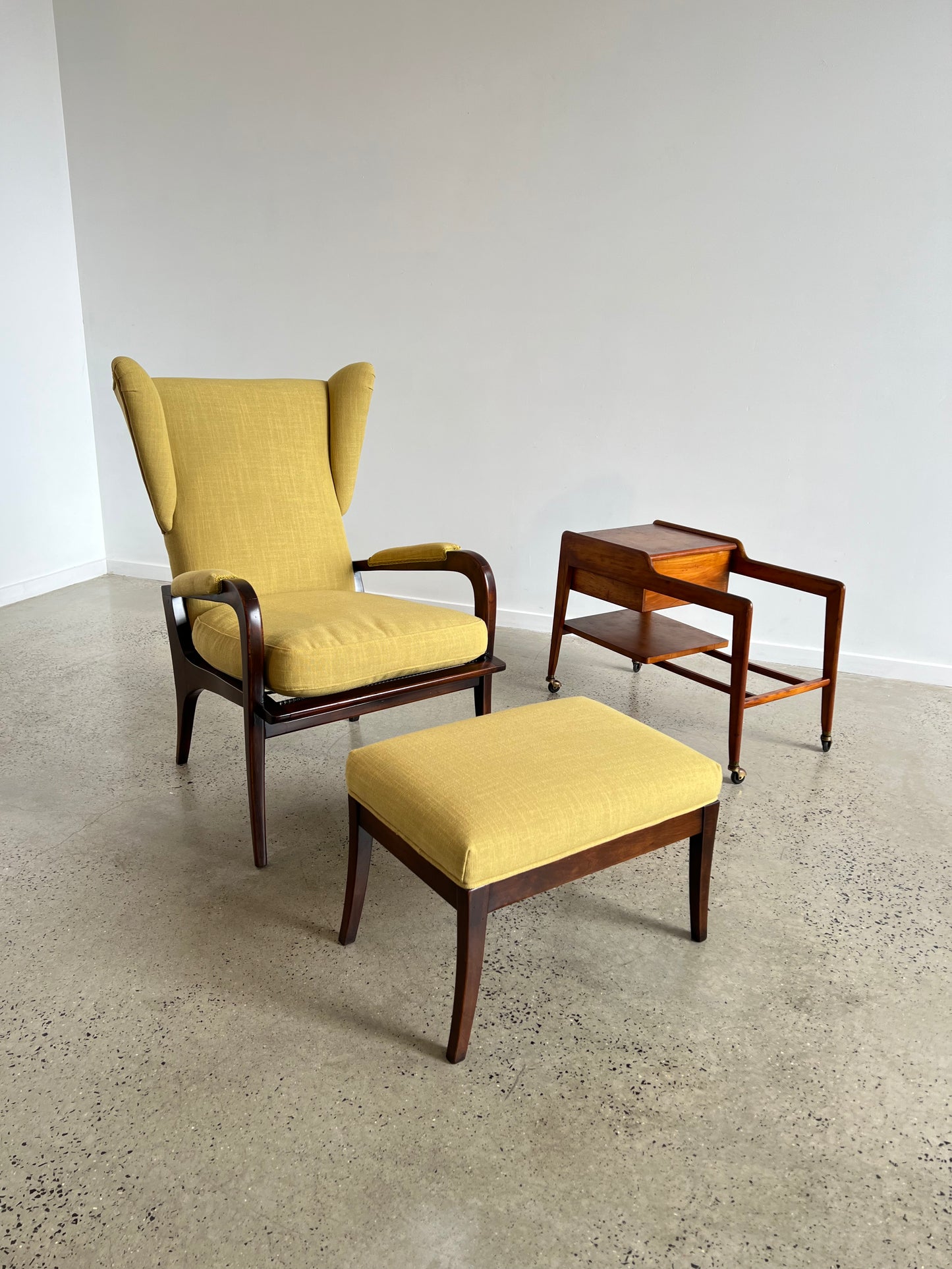 Italian Trolly bar in Teak Wood, 1960