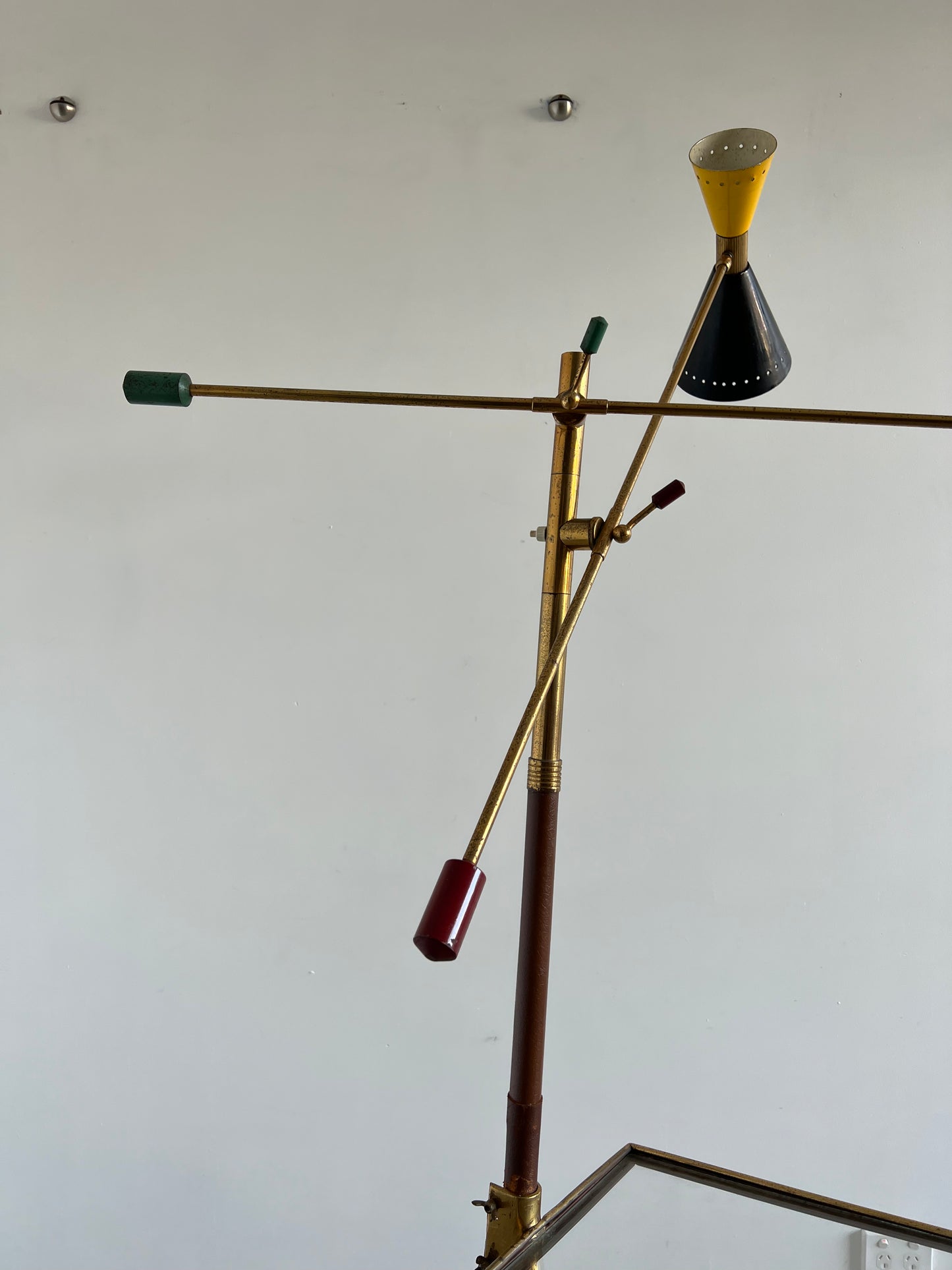 Angelo Lelli Floor Lamp for Stilnovo