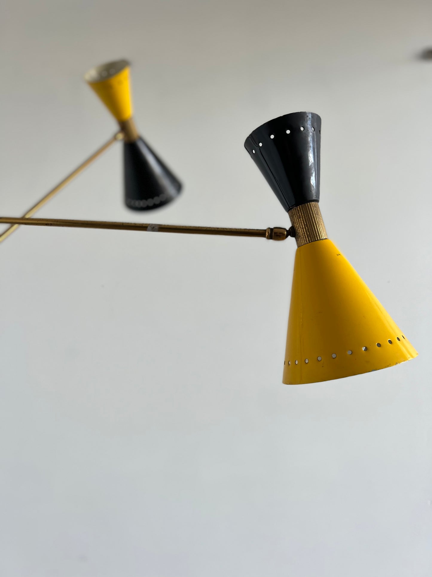 Angelo Lelli Floor Lamp for Stilnovo
