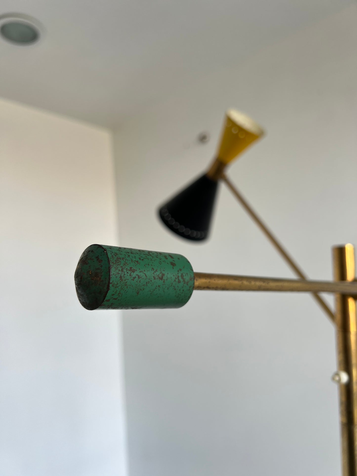 Angelo Lelli Floor Lamp for Stilnovo