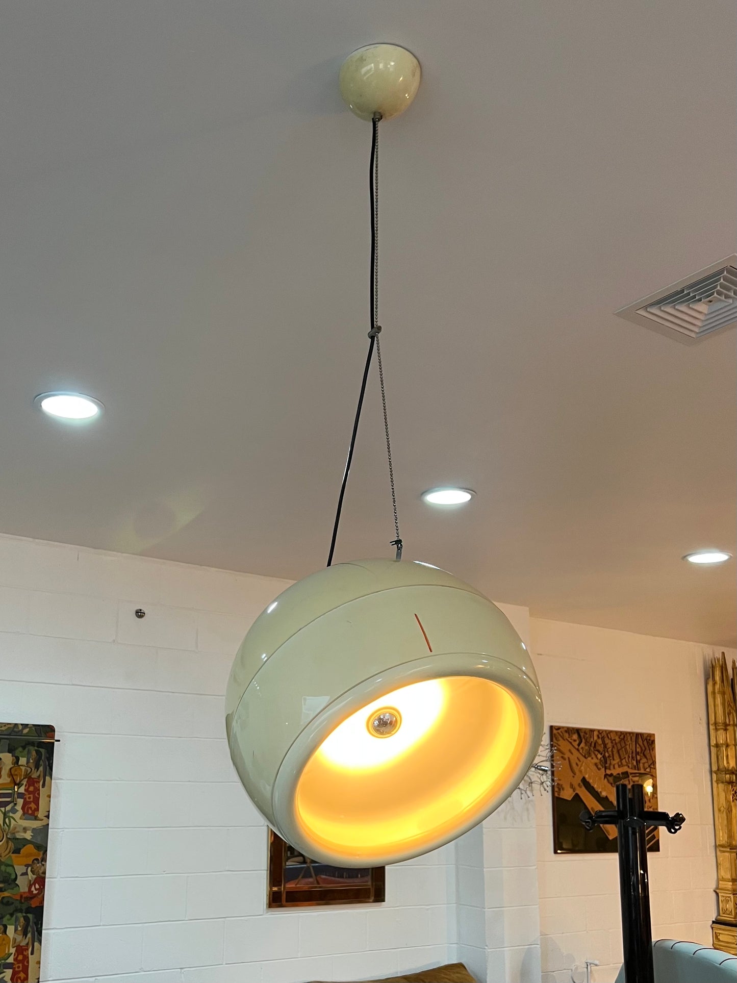 "Pallade" by Studio Tetrarch for Artemide, Pendant Lamp, 1960s