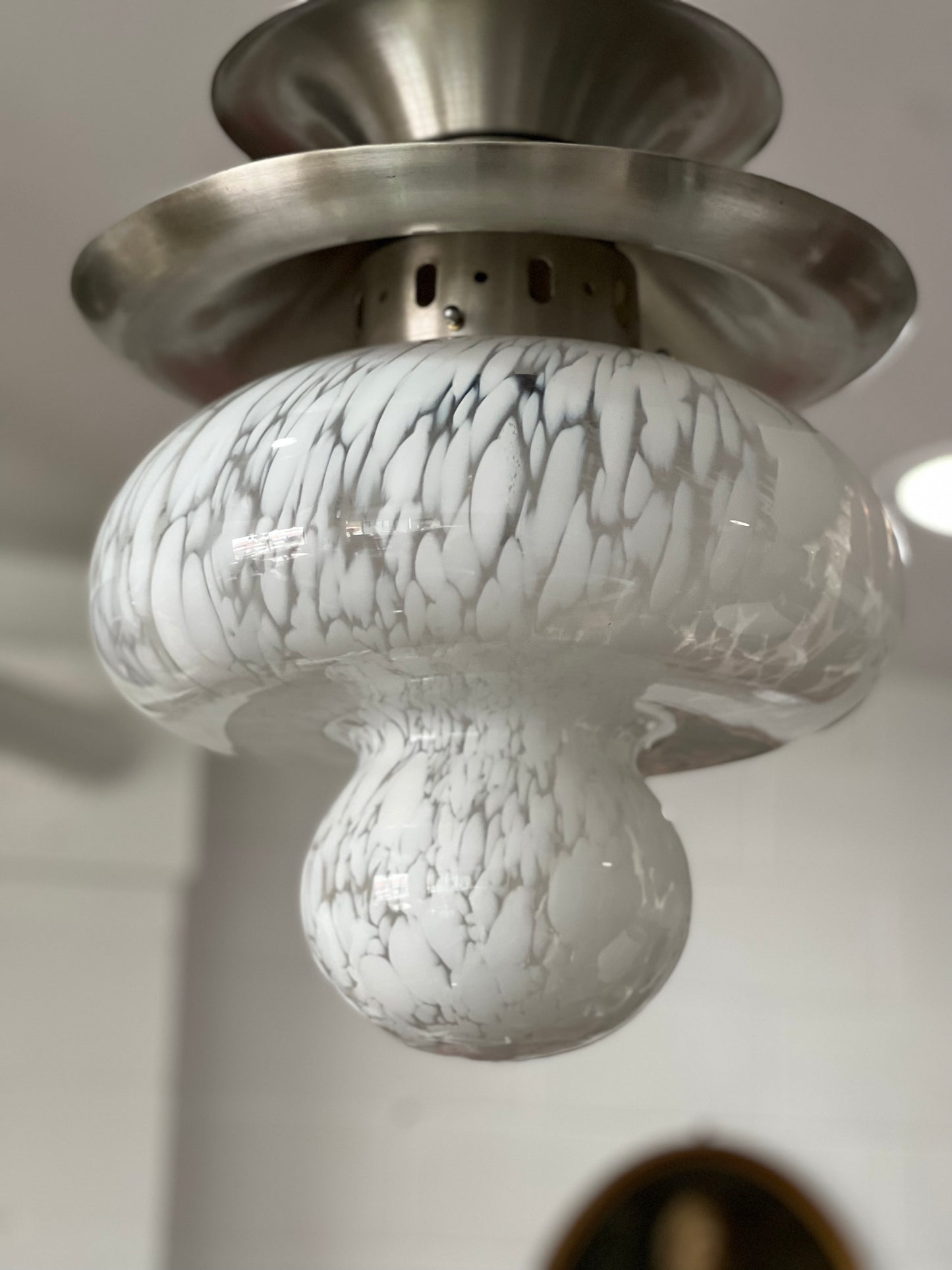 Carlo Nason Murano Glass Pendant Light for Mazzega