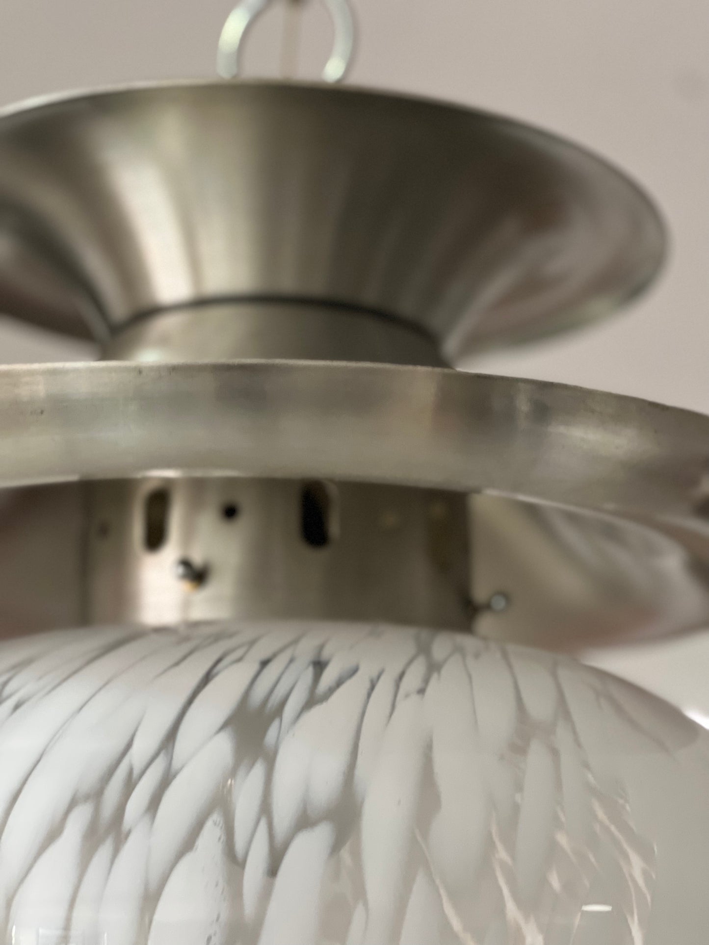 Carlo Nason Murano Glass Pendant Light for Mazzega