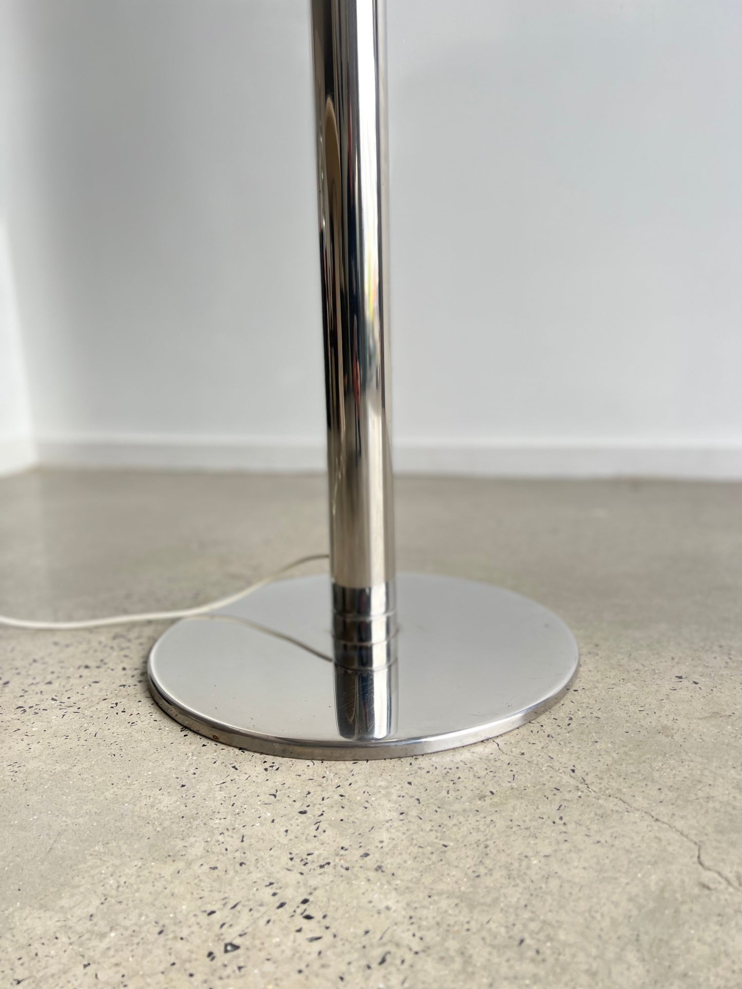 Pia Guidetti Glass Sphere Floor Lamp for Luci Milano, Italy 1970