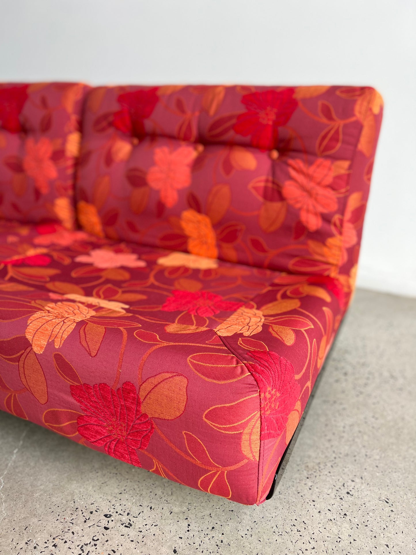 Italian Amanta Chairs Fabric and Black base by Mario Bellini for B&B Italia 1970
