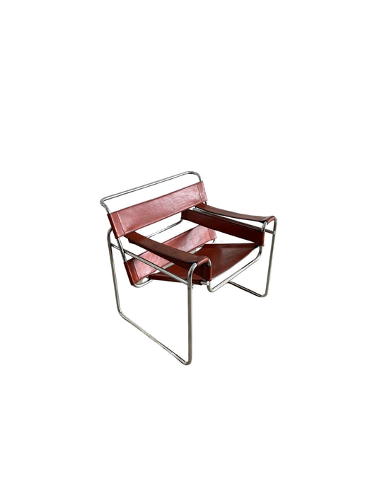 Wassily Leather Armchair by Marcel Breuer for Knoll 1960s