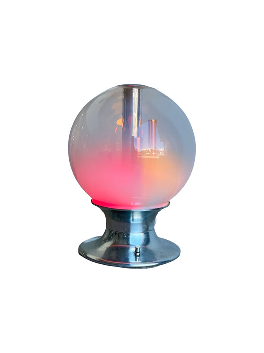 Selenova Italian Glass Table Lamp, 1970s