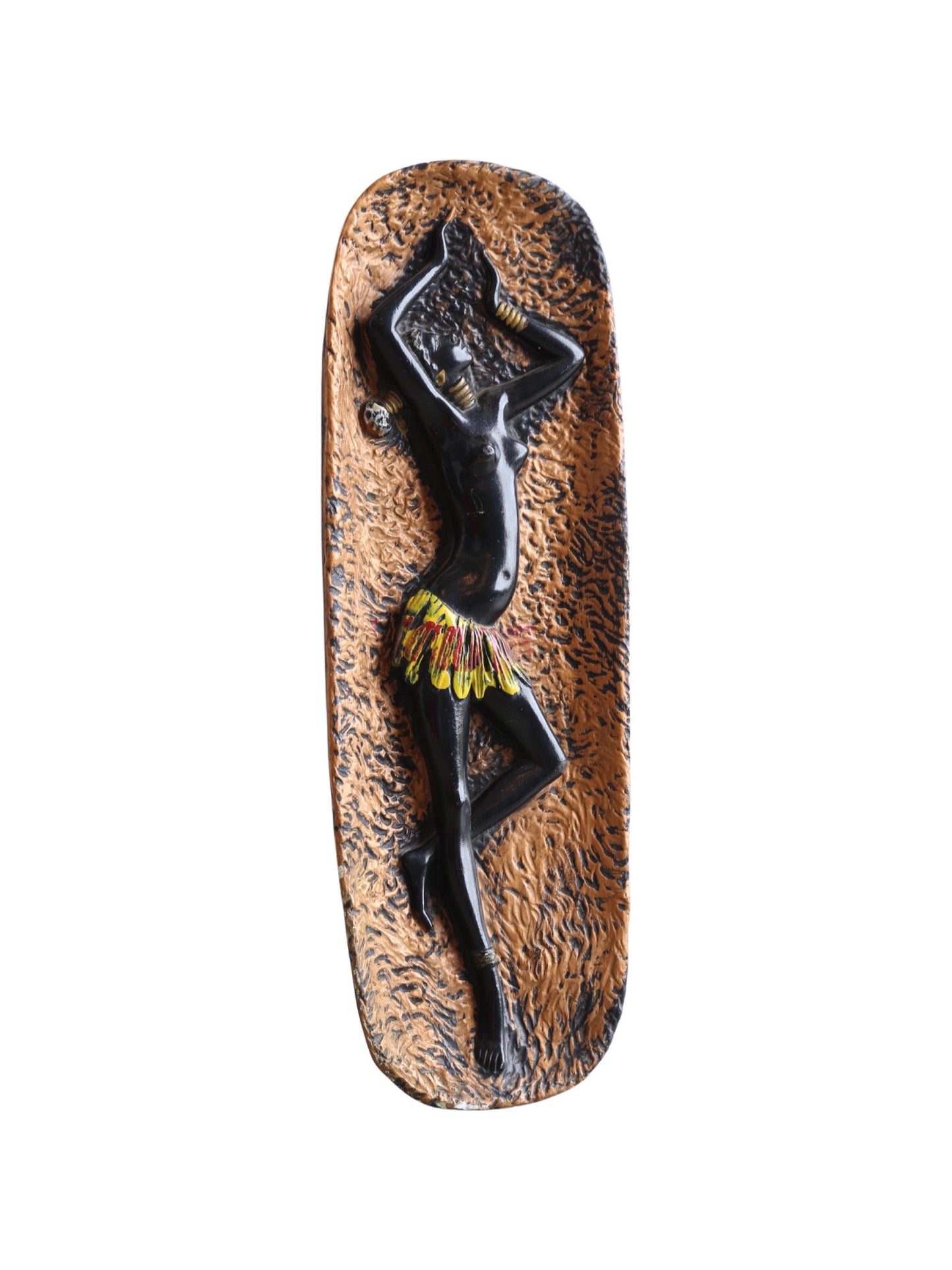 Italian African Women Wall Plaster 1950s