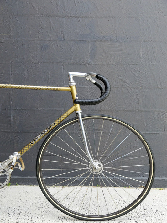 half view of a colnago super pista