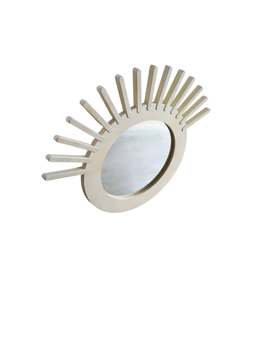 1960s Italian wall mirror by Albert Leclerc for Planula - Lumini Collections
