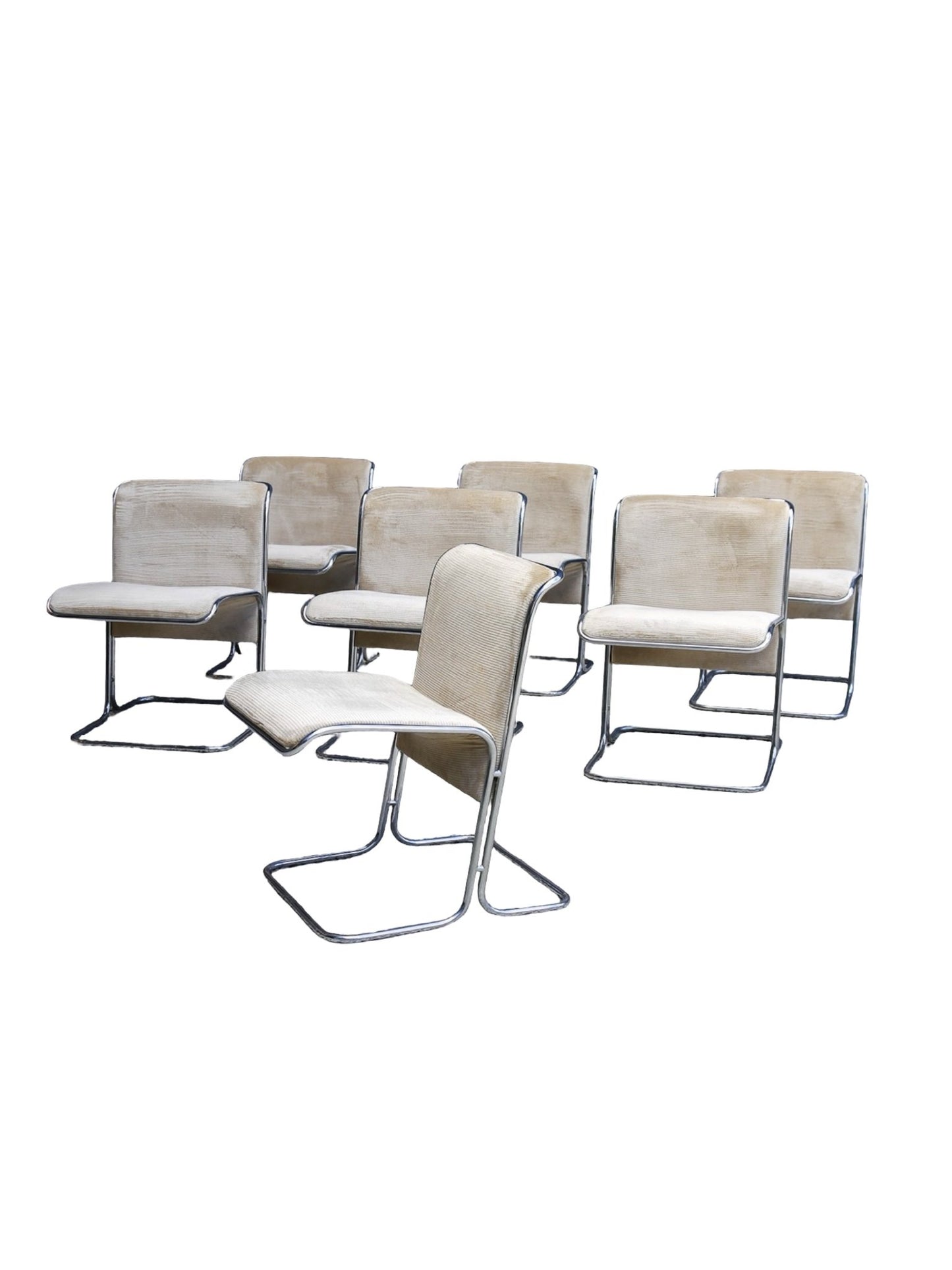 1970s “Calla” Dining Chairs by Antonio Ari Colombo for Arflex - Lumini Collections