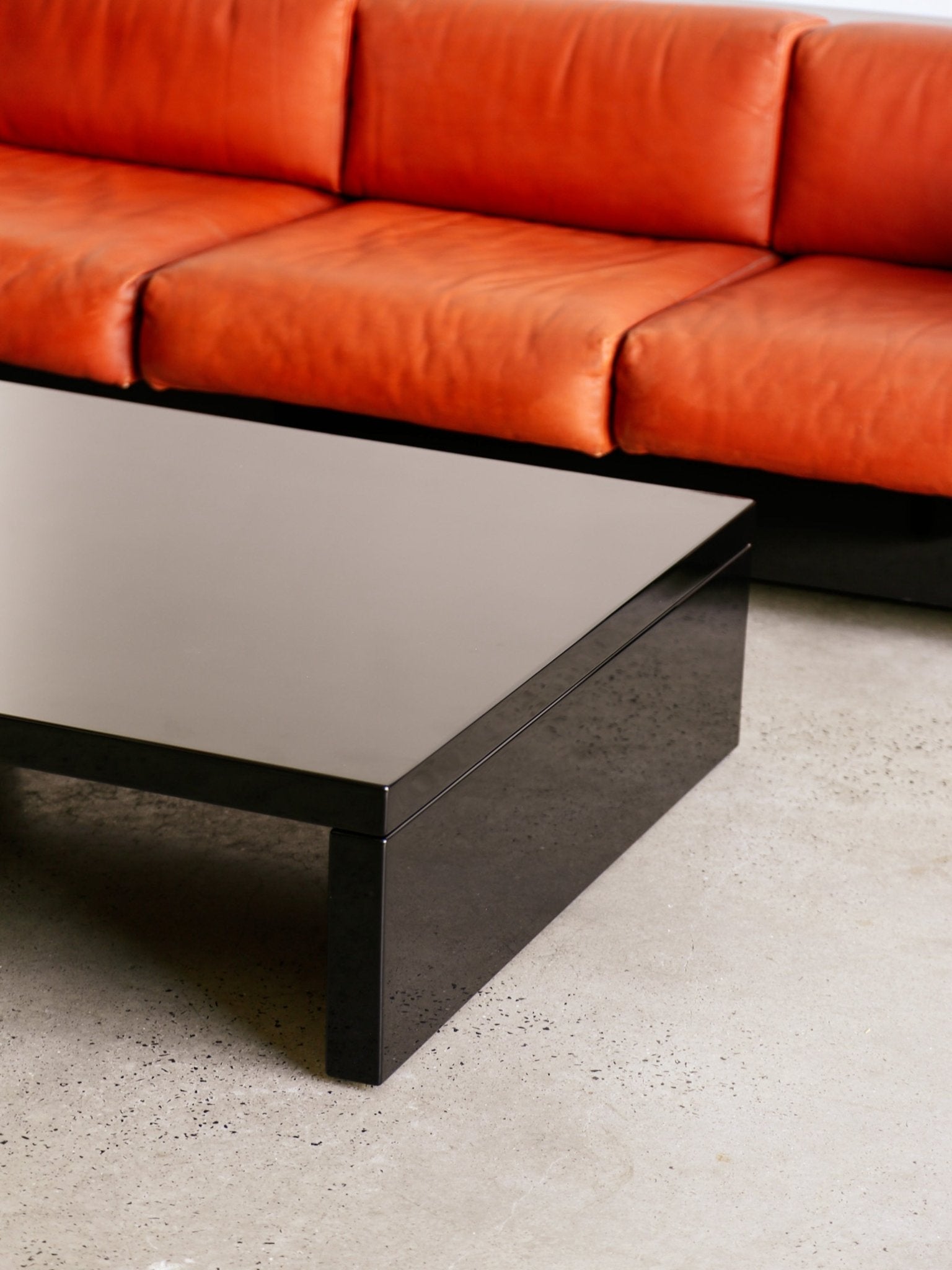 Massimo Vignelli for Poltronova Saratoga sofa set & coffee table - Lumini Collections