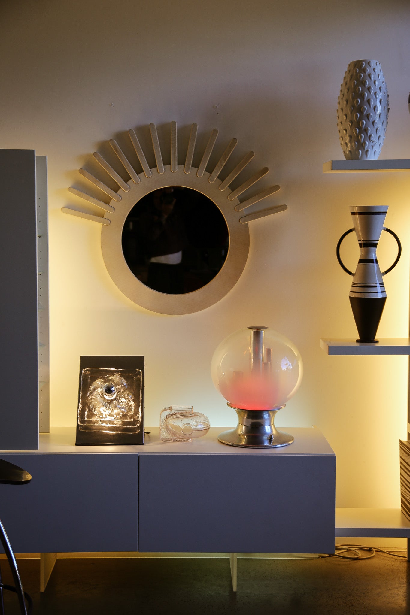 Acerbis Wall Unit and Cabinet System, Italy - Lumini Collections